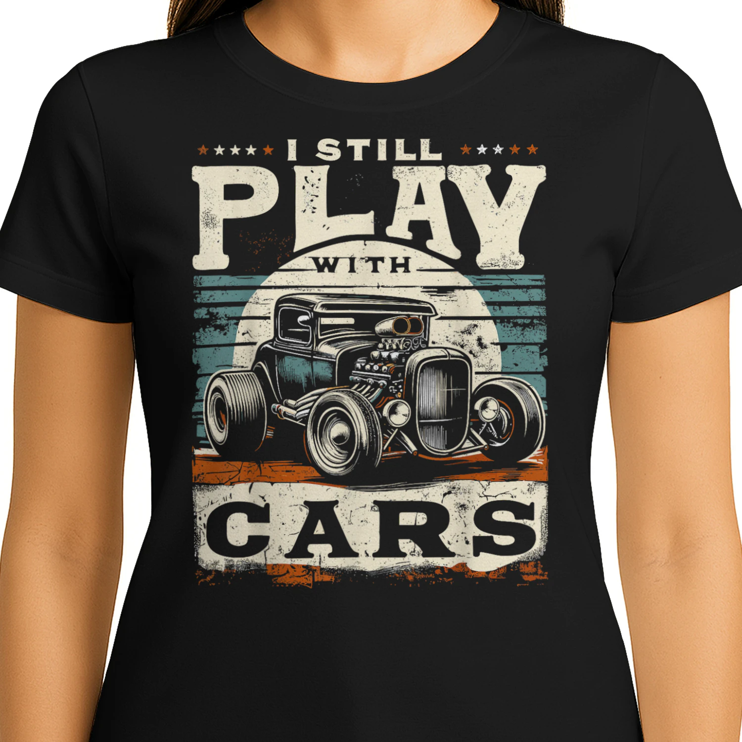 Hot Rod Mechanic I Still Play with Cars Vintage Rat Rod