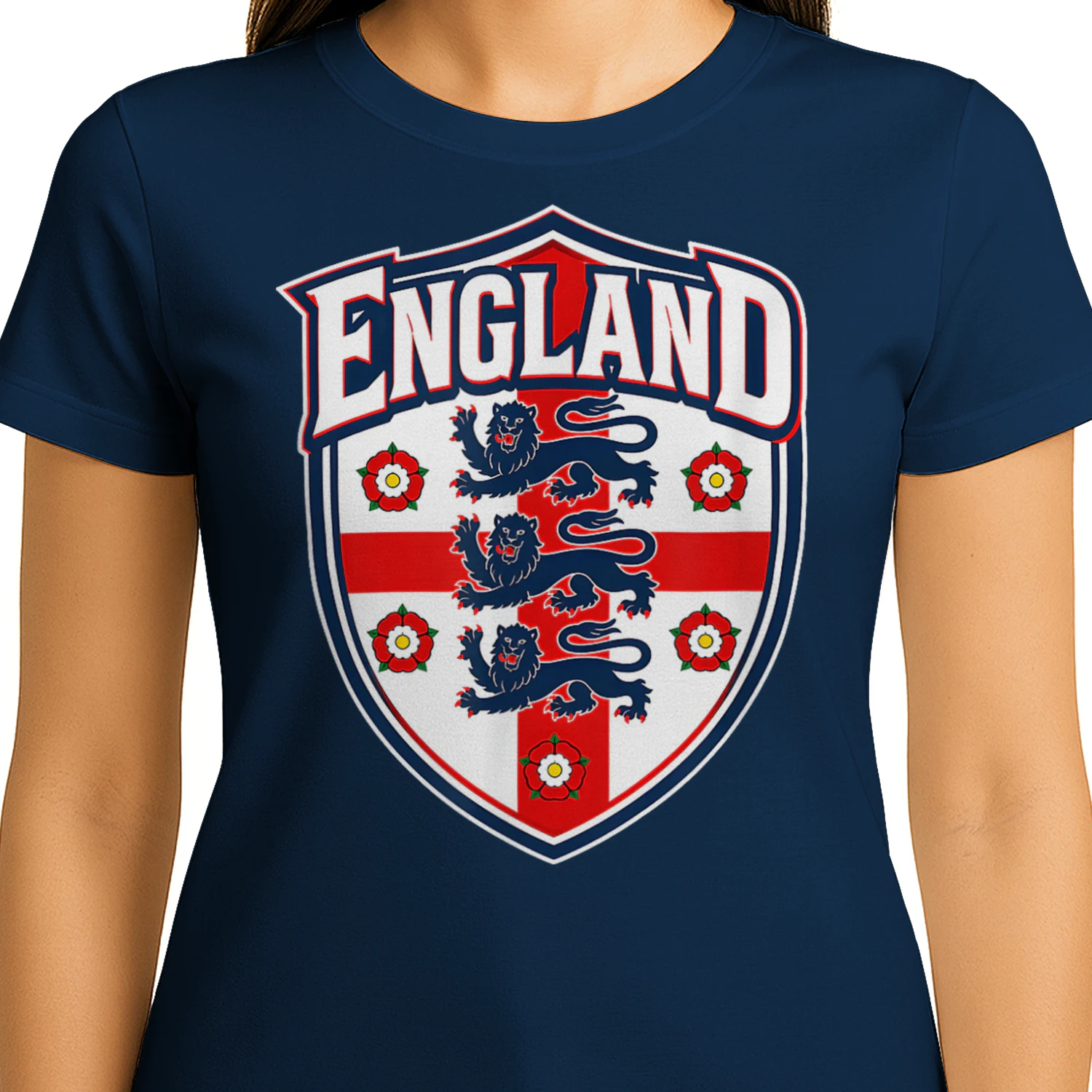 England Flag Vintage T-Shirts for Men Women Kids