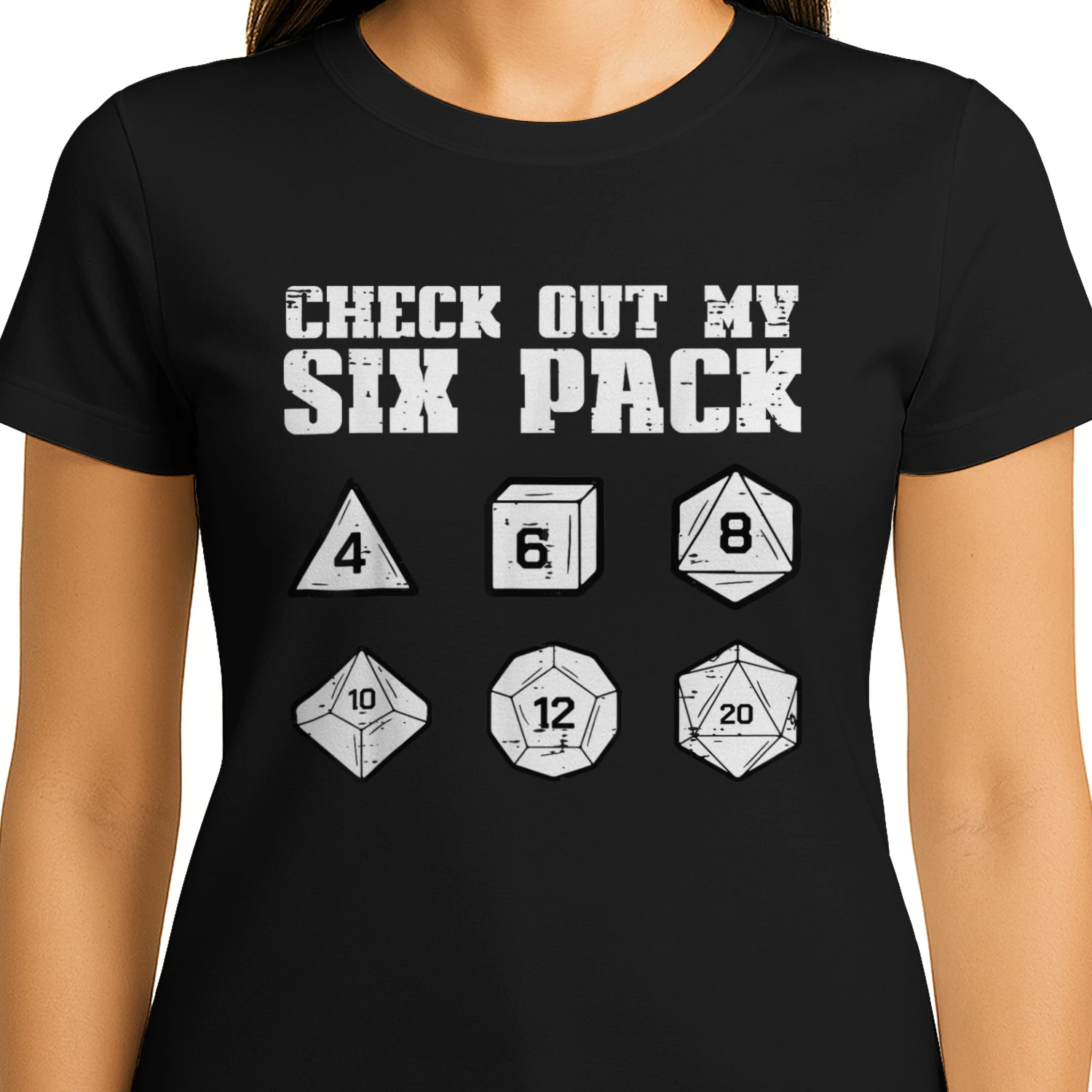 RPG Check Out My 6 Pack Funny Gamer Men Boys