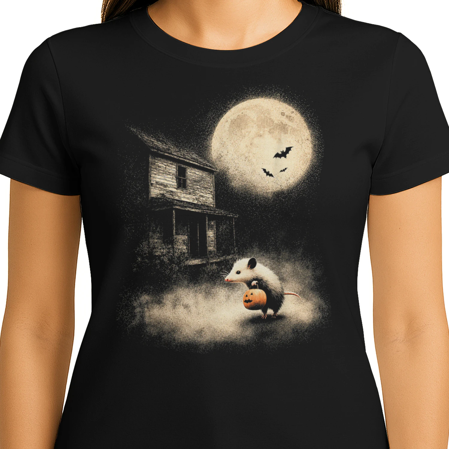 Vintage Opossum Halloween Cute Possum Pumpkin