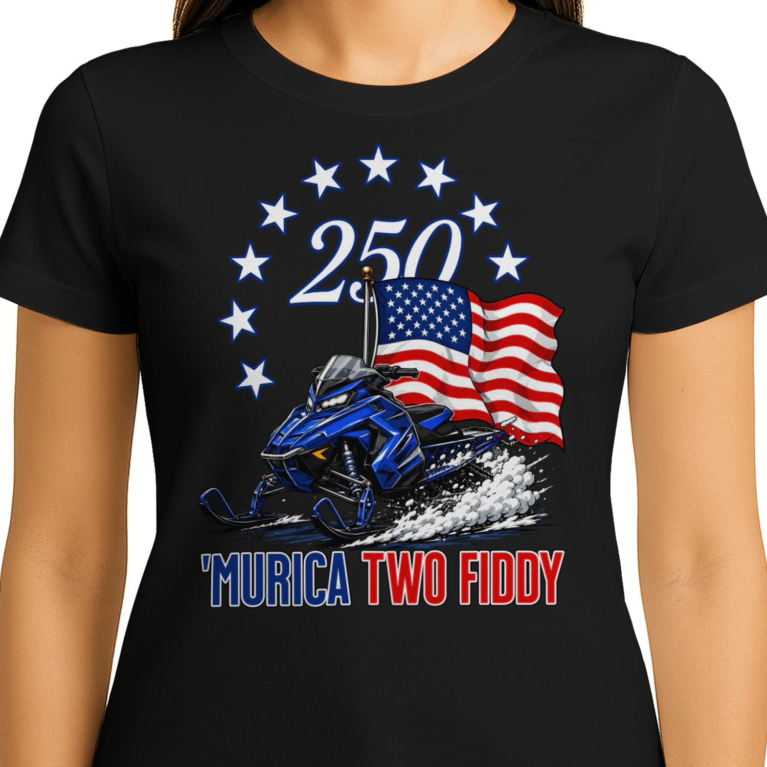 Snowmobile Sled 'Murica Two Fiddy 250