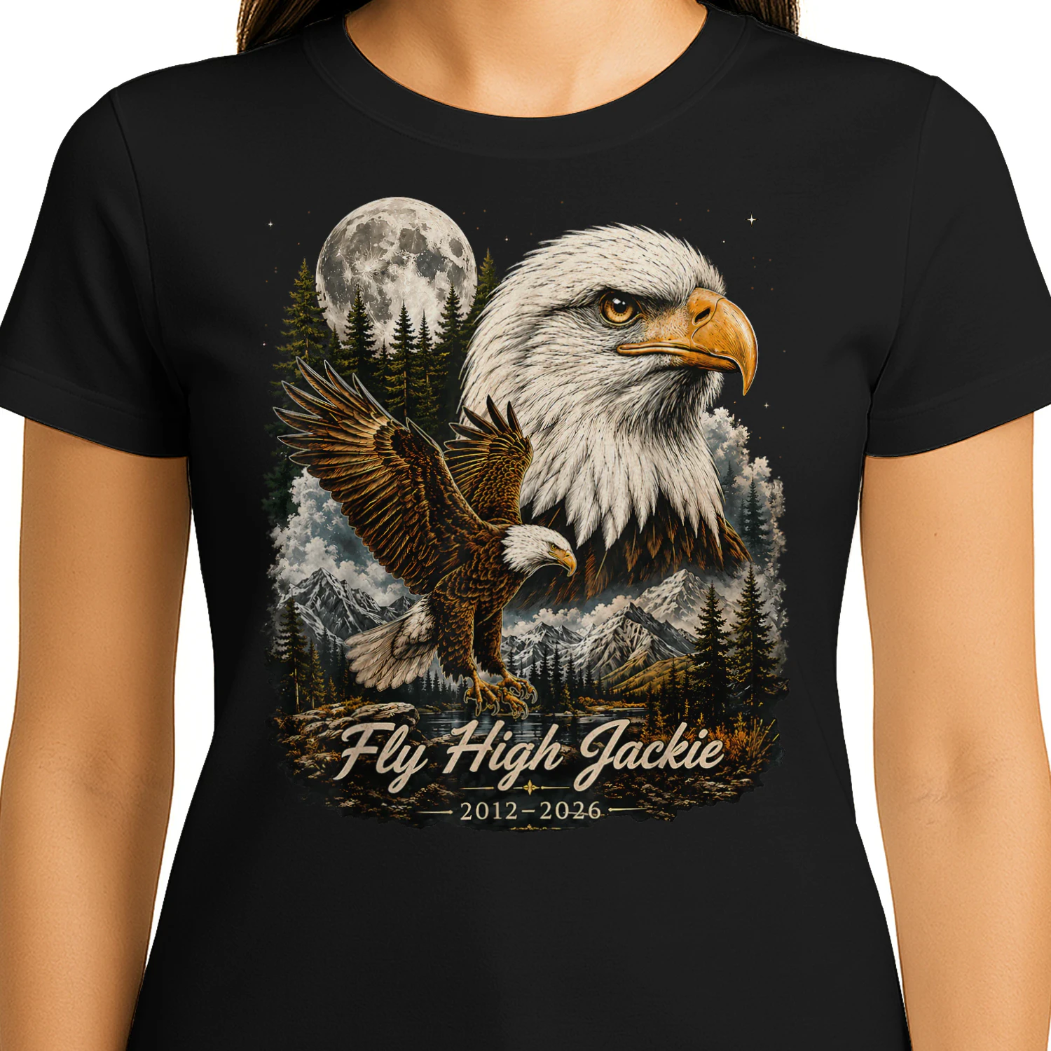 Jackie The Big Bear Bald Eagle Supports Wildlife