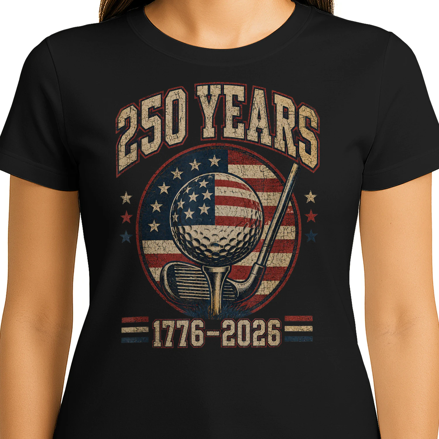 250th Anniversary 250 USA America Golf 1776 2026 Patriotic