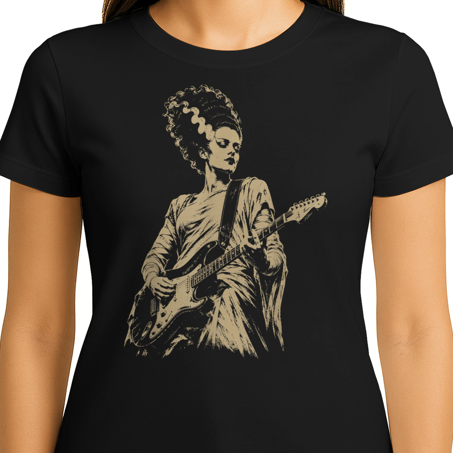 Bride of Frankenstein Playing Guitar Halloween