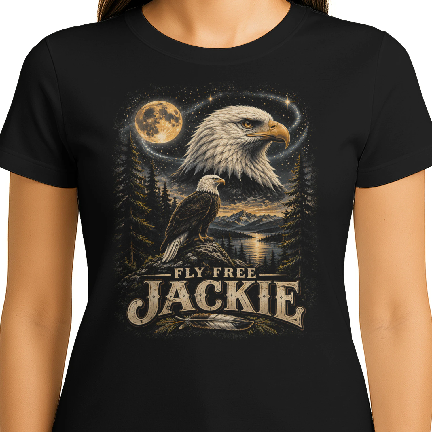 Jackie Forever Our Queen Memorial Bald Eagle
