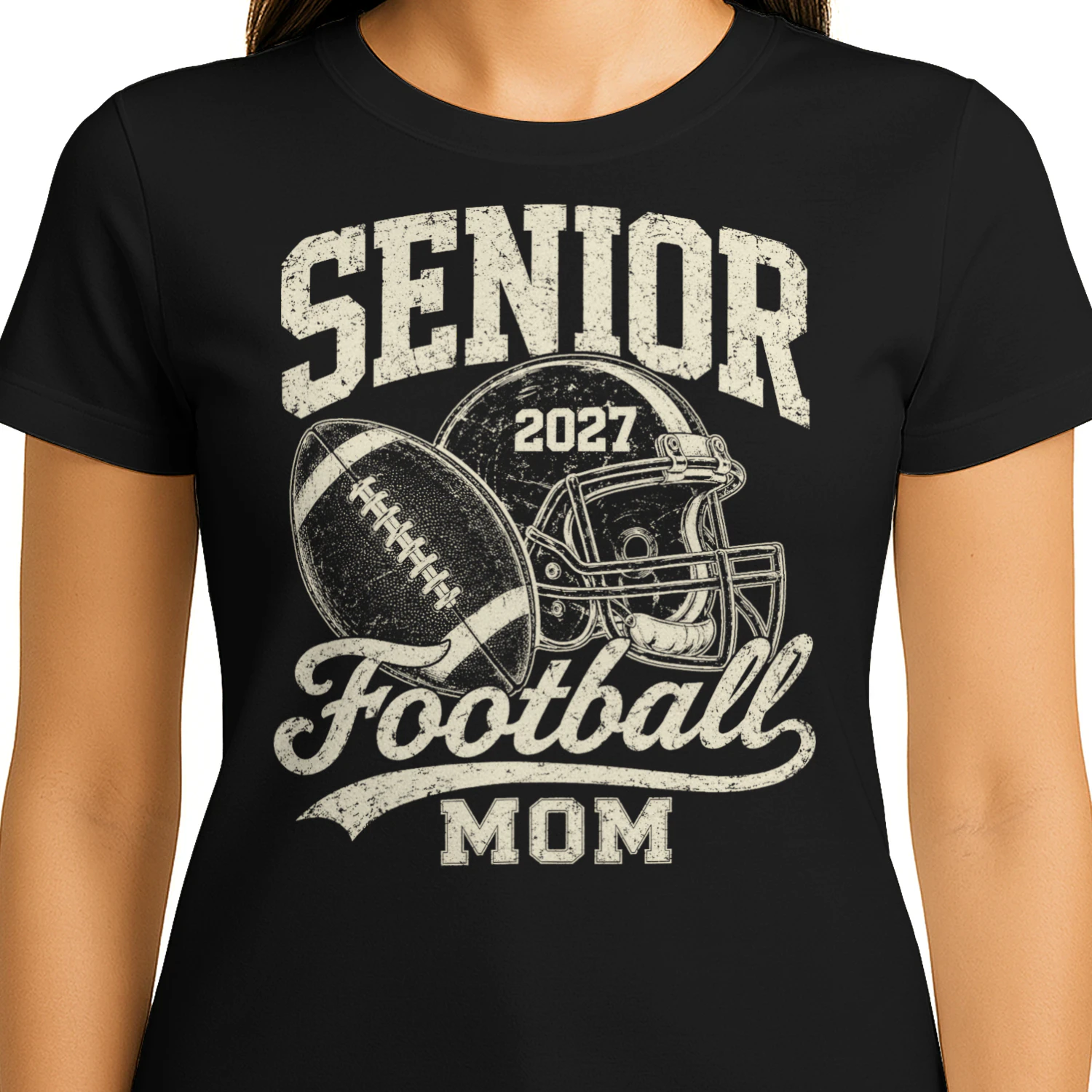 Senior Football Mom Class of 2027 Senior Mom 2027