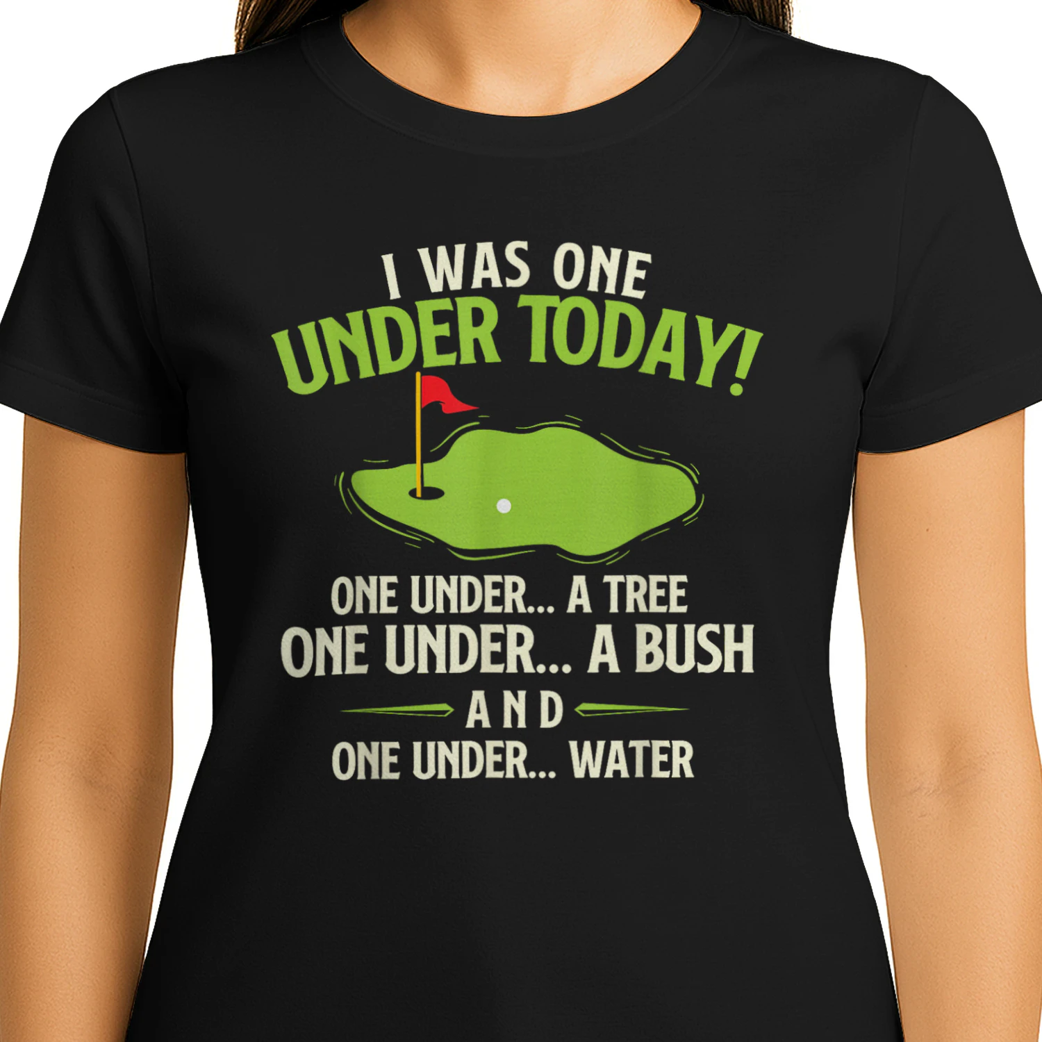 I was One Under Today - Golfer Golf Lover Golfing