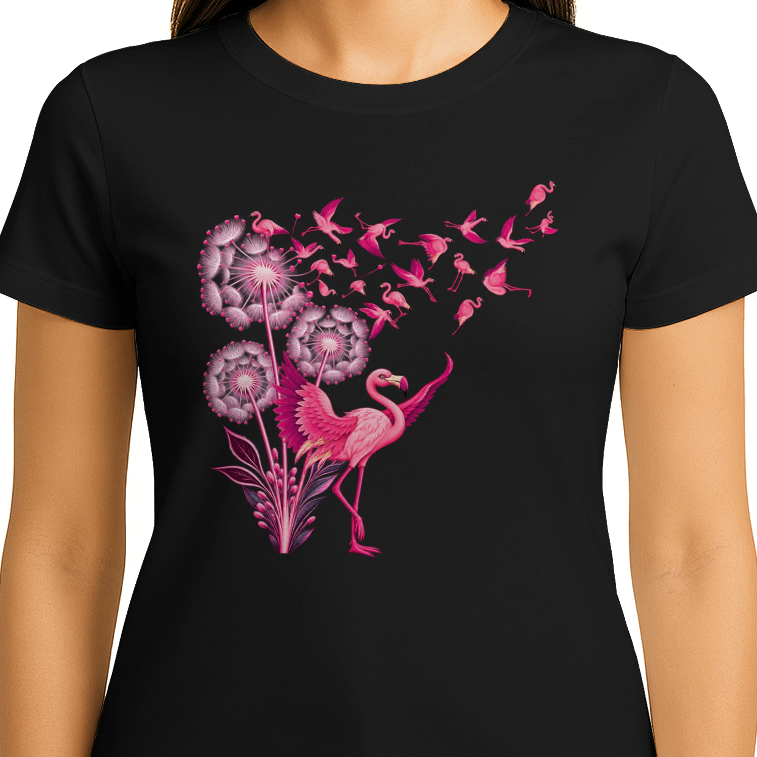 Dandelion Flamingo Flight