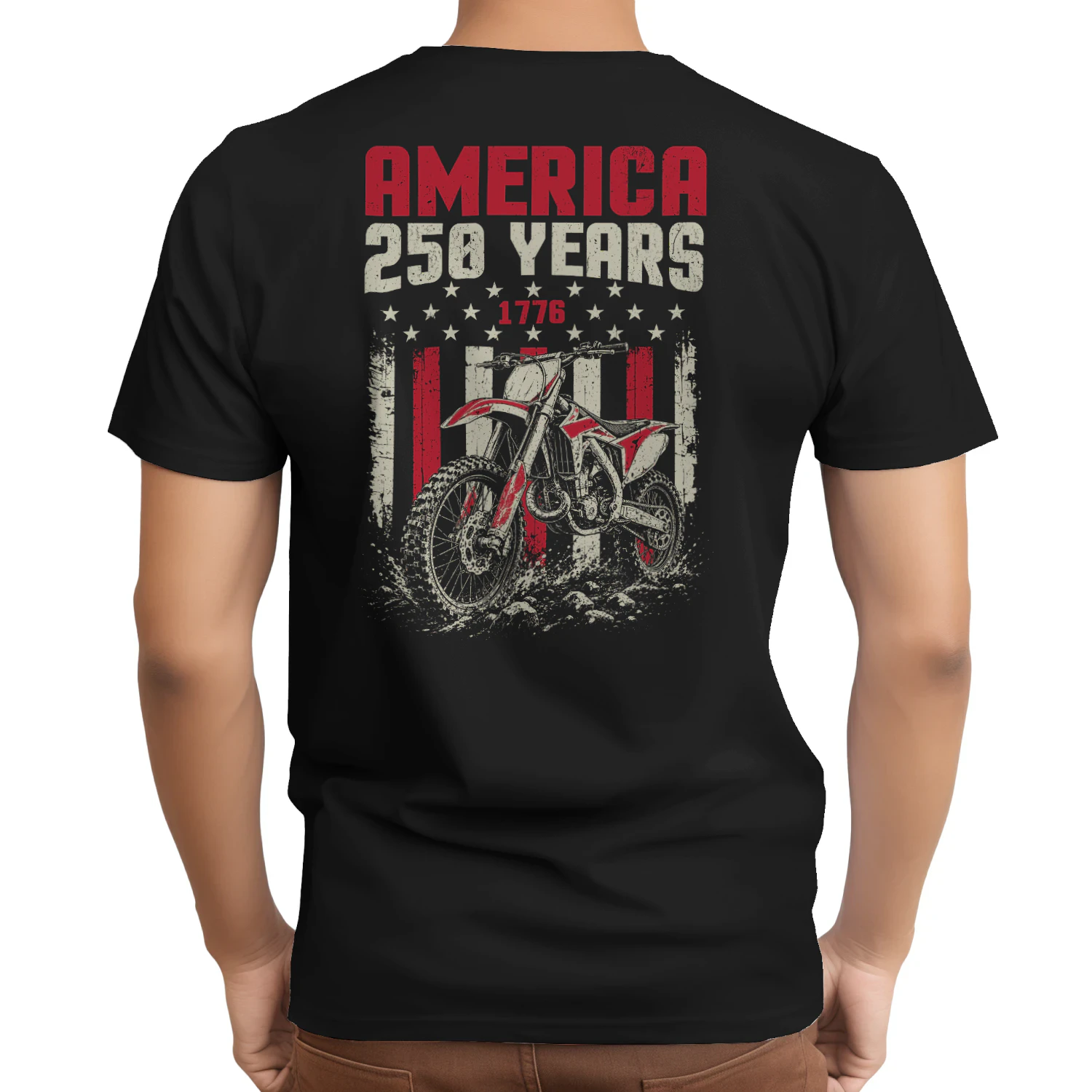 Dirt Bike Motocross America 250 Years 1776