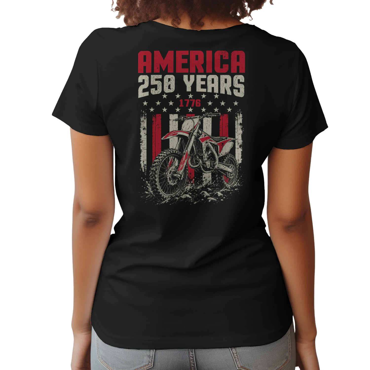 Dirt Bike Motocross America 250 Years 1776