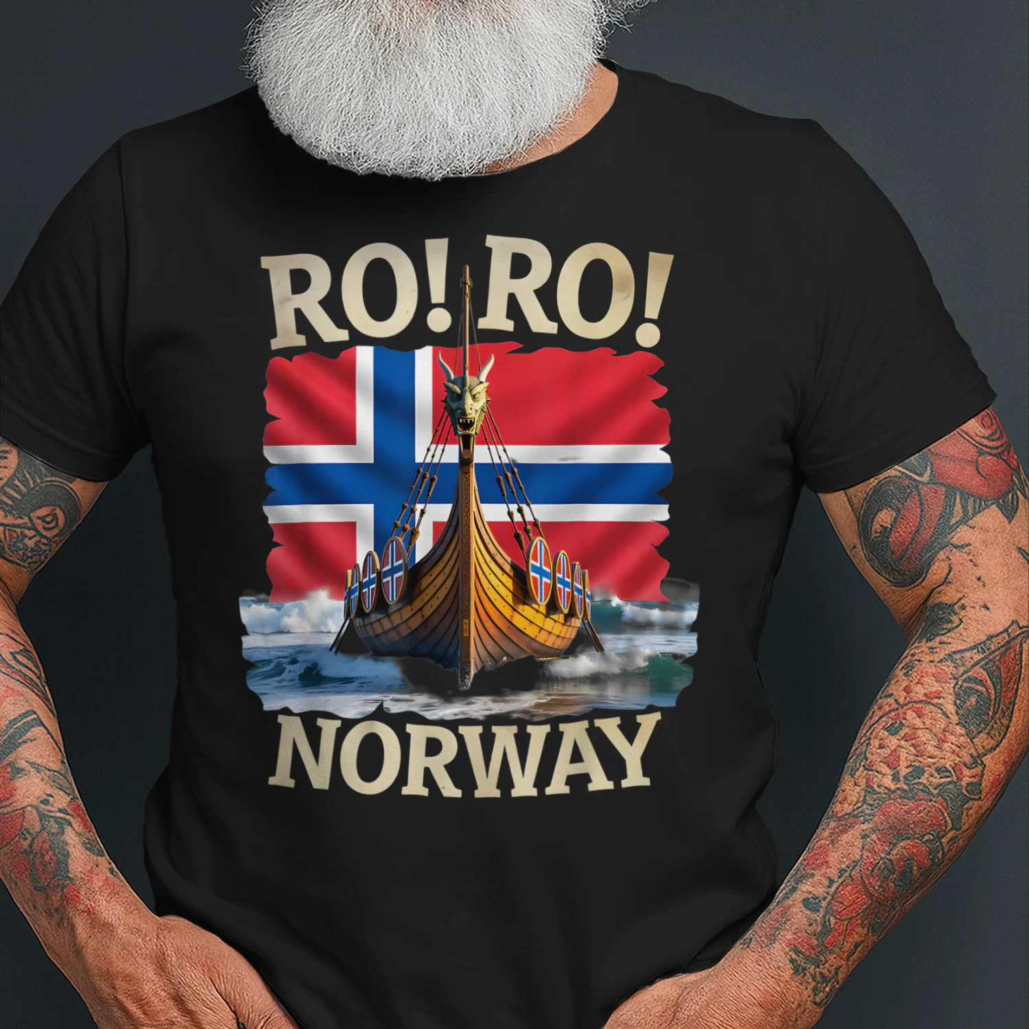 Norwegian Viking Ship Norway Flag Scandinavian