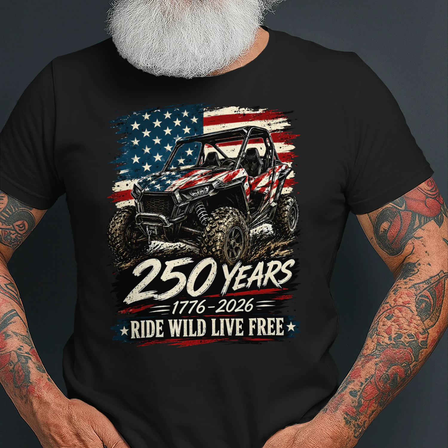 SXS UTV 250 Years Ride Wild Live Free