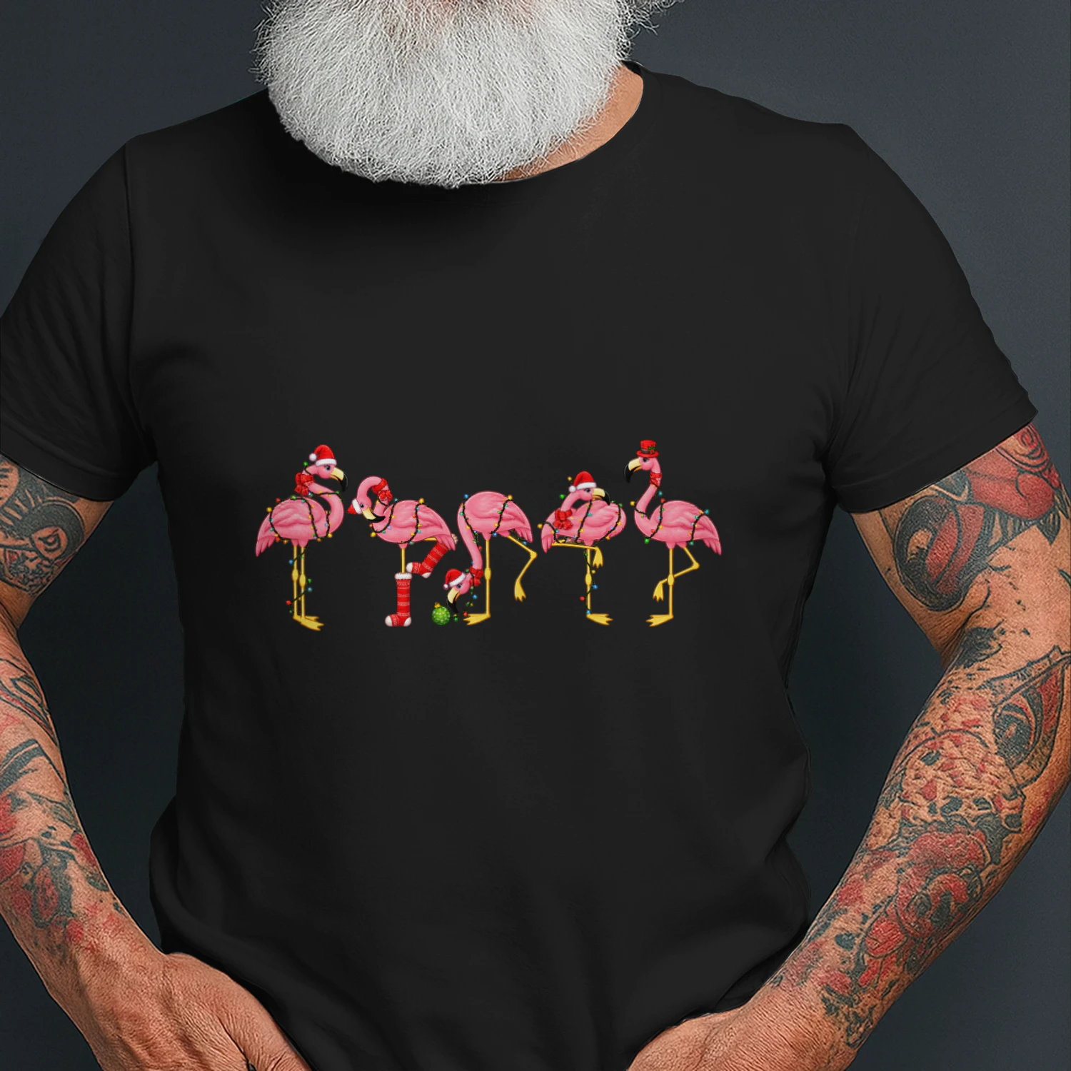 Festive Flamingo Holiday Parade