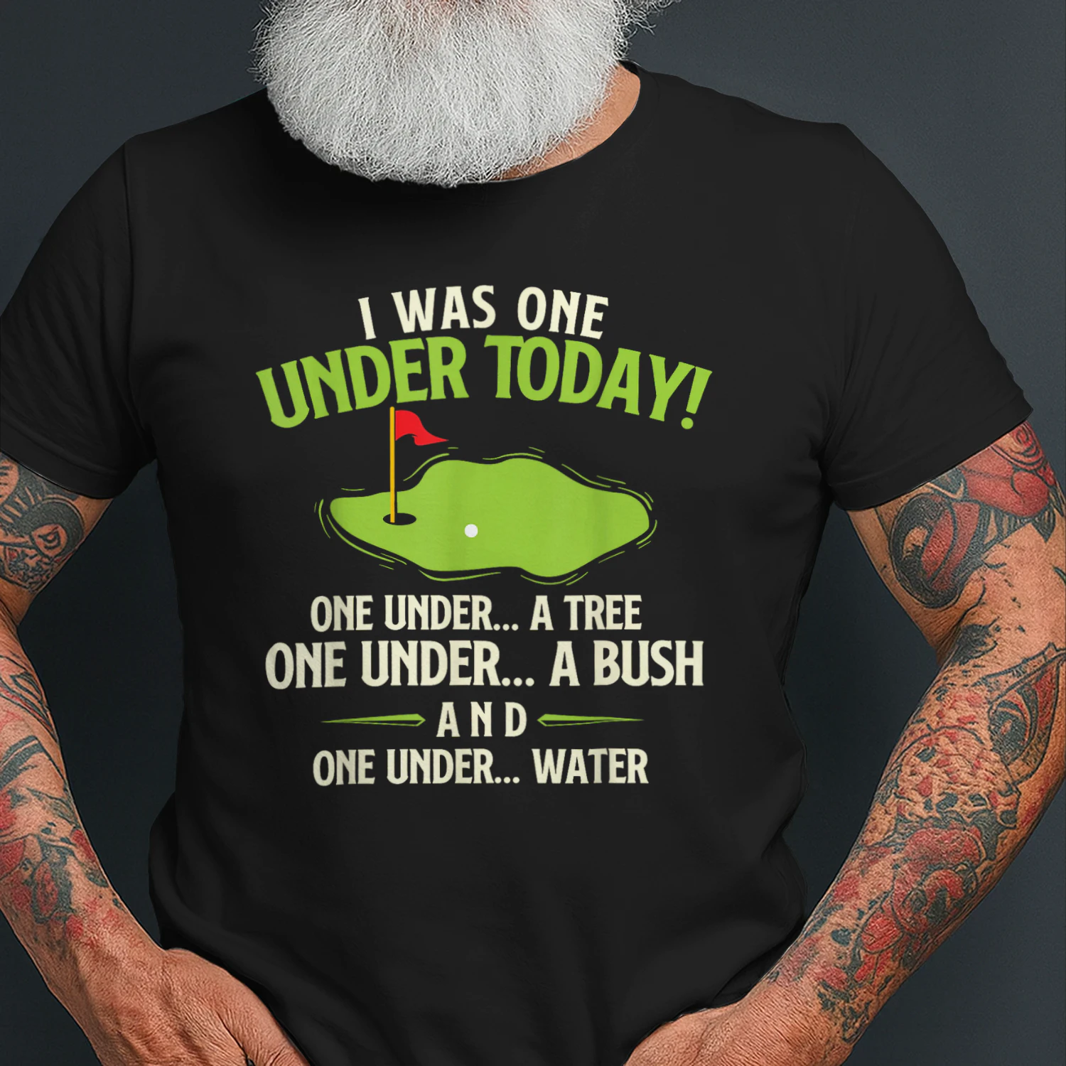 I was One Under Today - Golfer Golf Lover Golfing