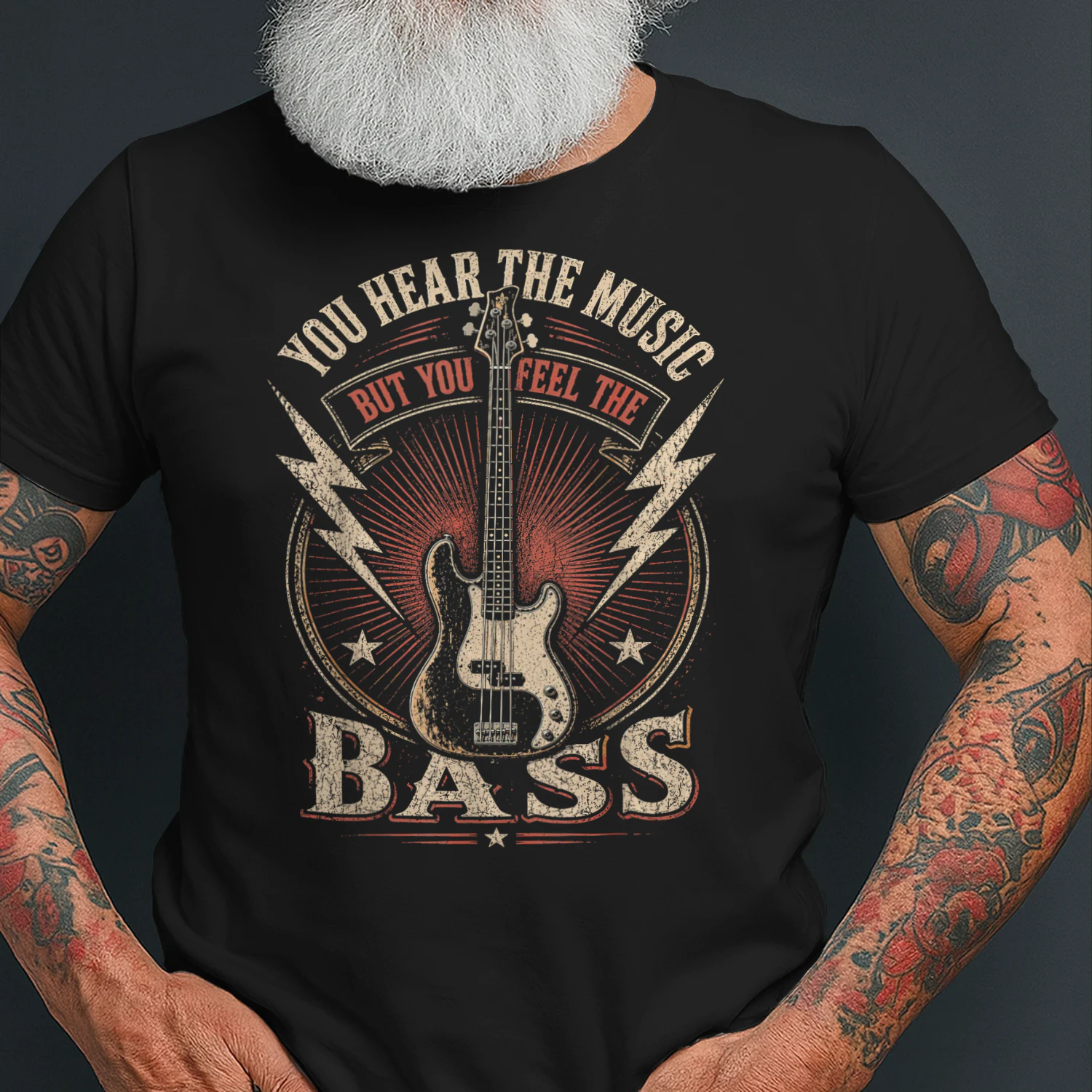 You Hear The Music But You Feel The Bass Vintage