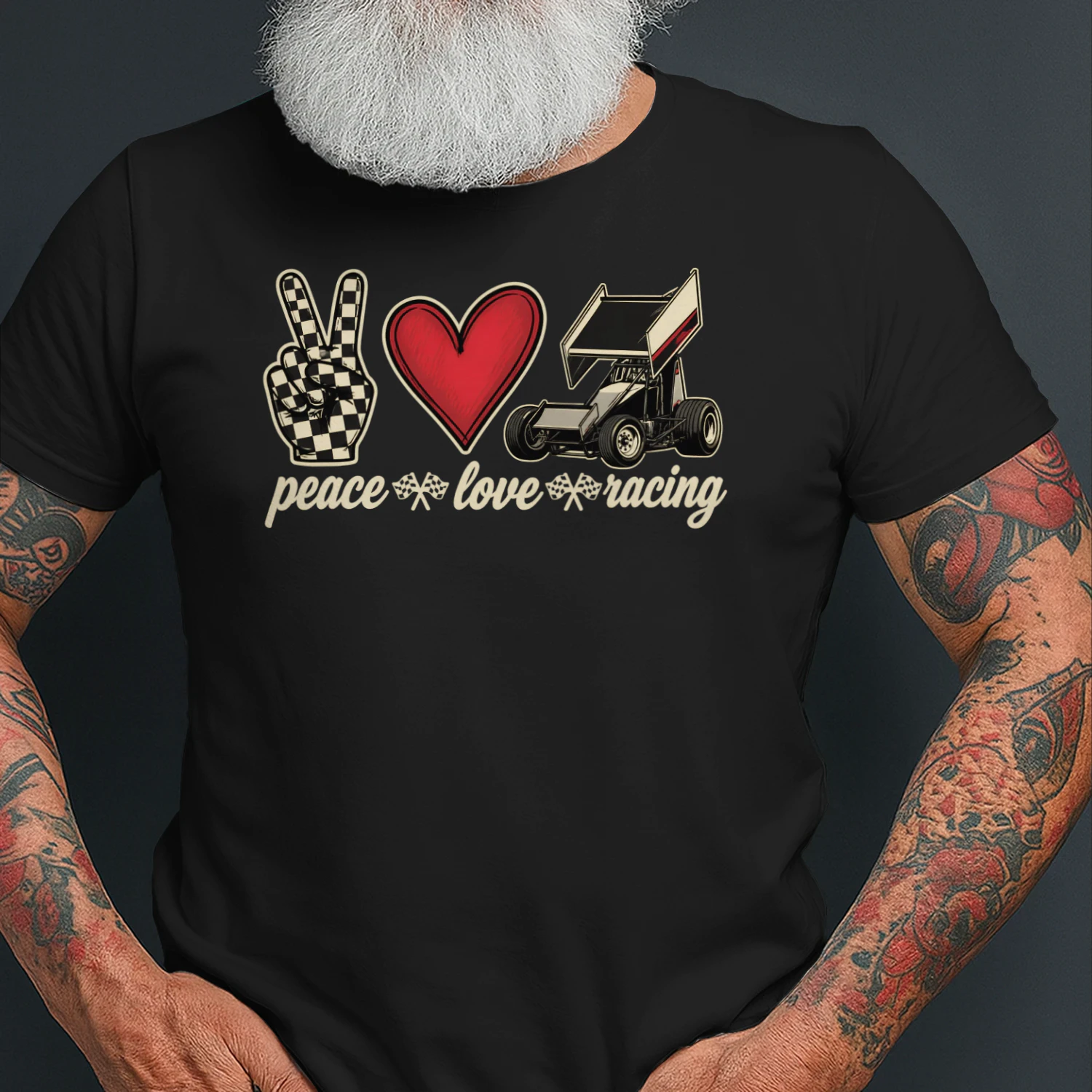 Dirt Track Racing Race Sprint Car Girlfriend Girl Grandma
