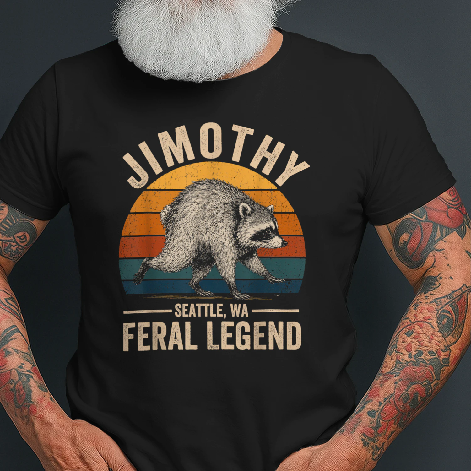 Jimothy Raccoon Seattle Feral Legend Meme Trendy