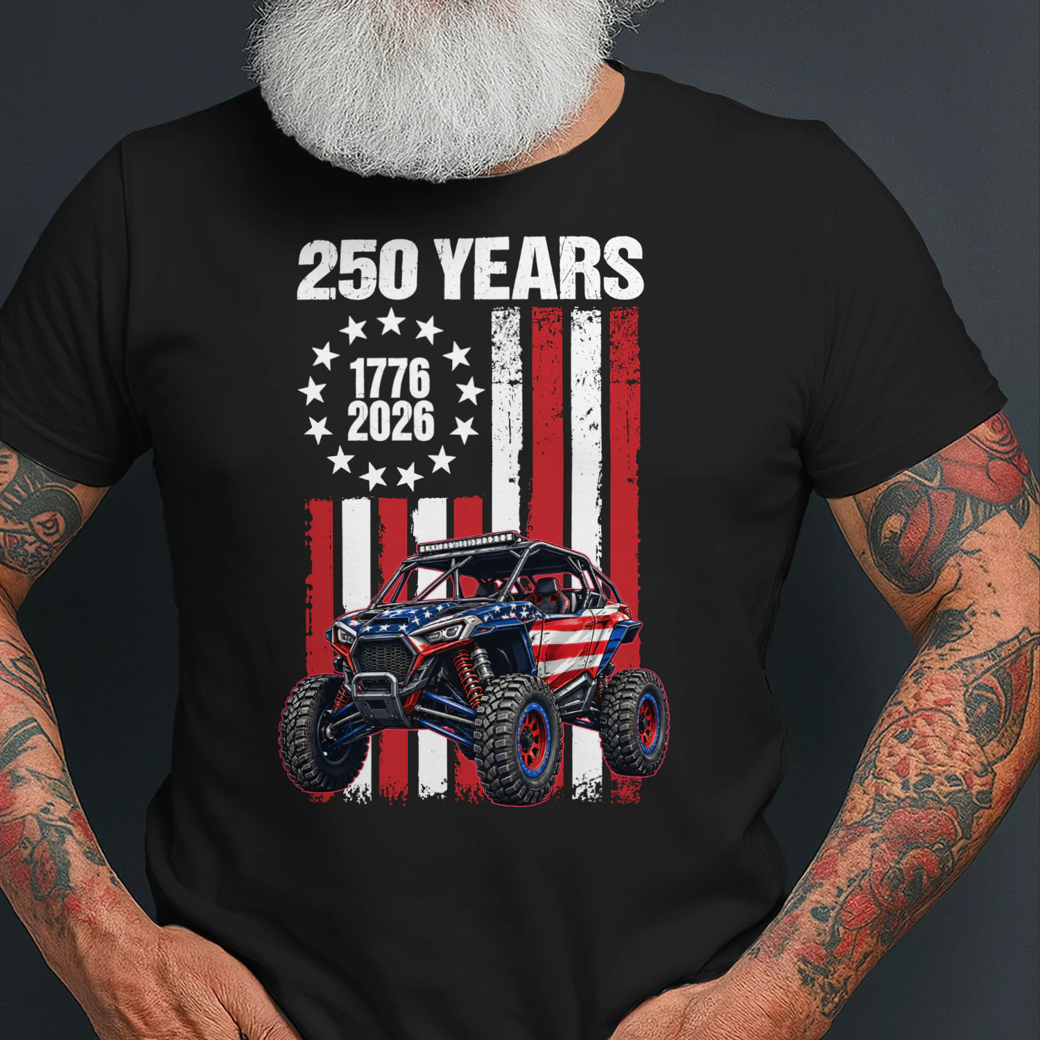 SXS UTV US Flag 250 Years 4th July