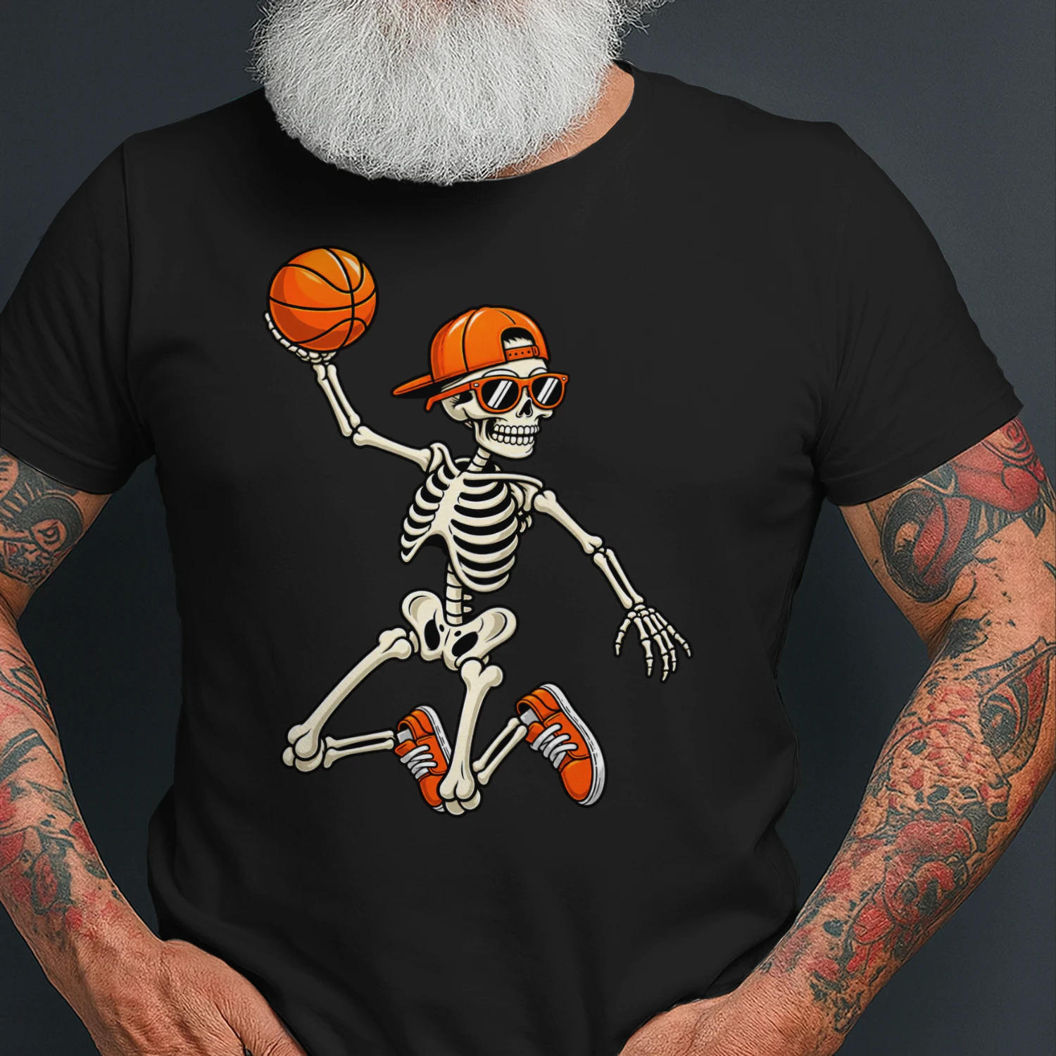 Cool Skeleton Basketball Dunk