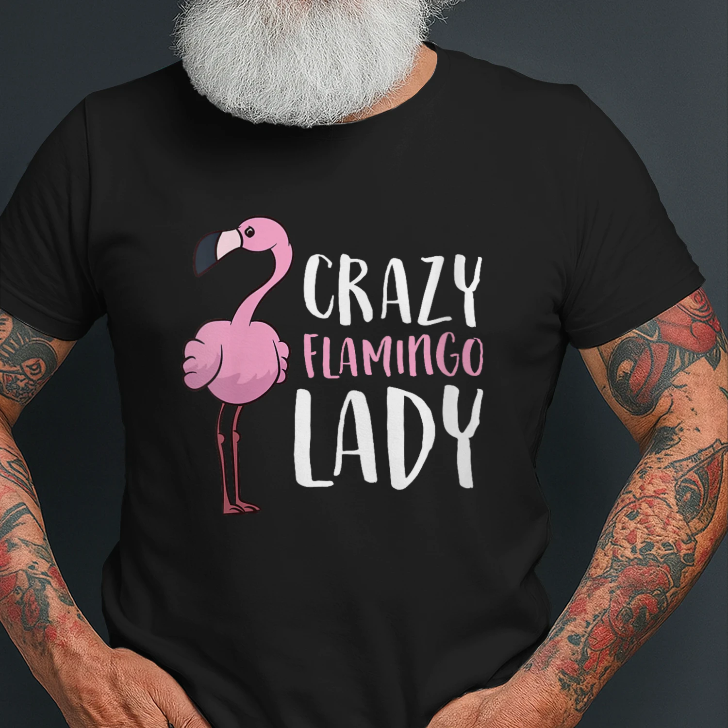 Womens Women Love Flamingos Flamingo Girl Crazy Flamingo Lady V-Neck