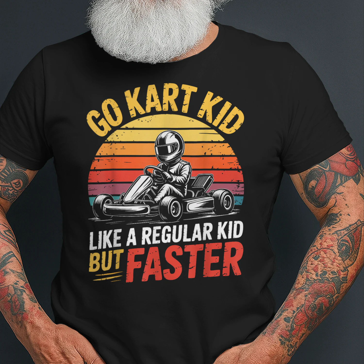 Go Kart Kid Racer Child Racing Driver