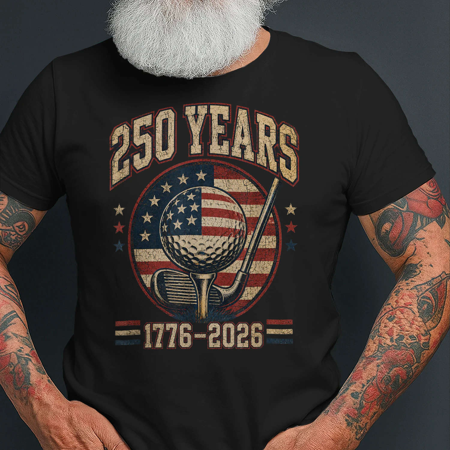 250th Anniversary 250 USA America Golf 1776 2026 Patriotic