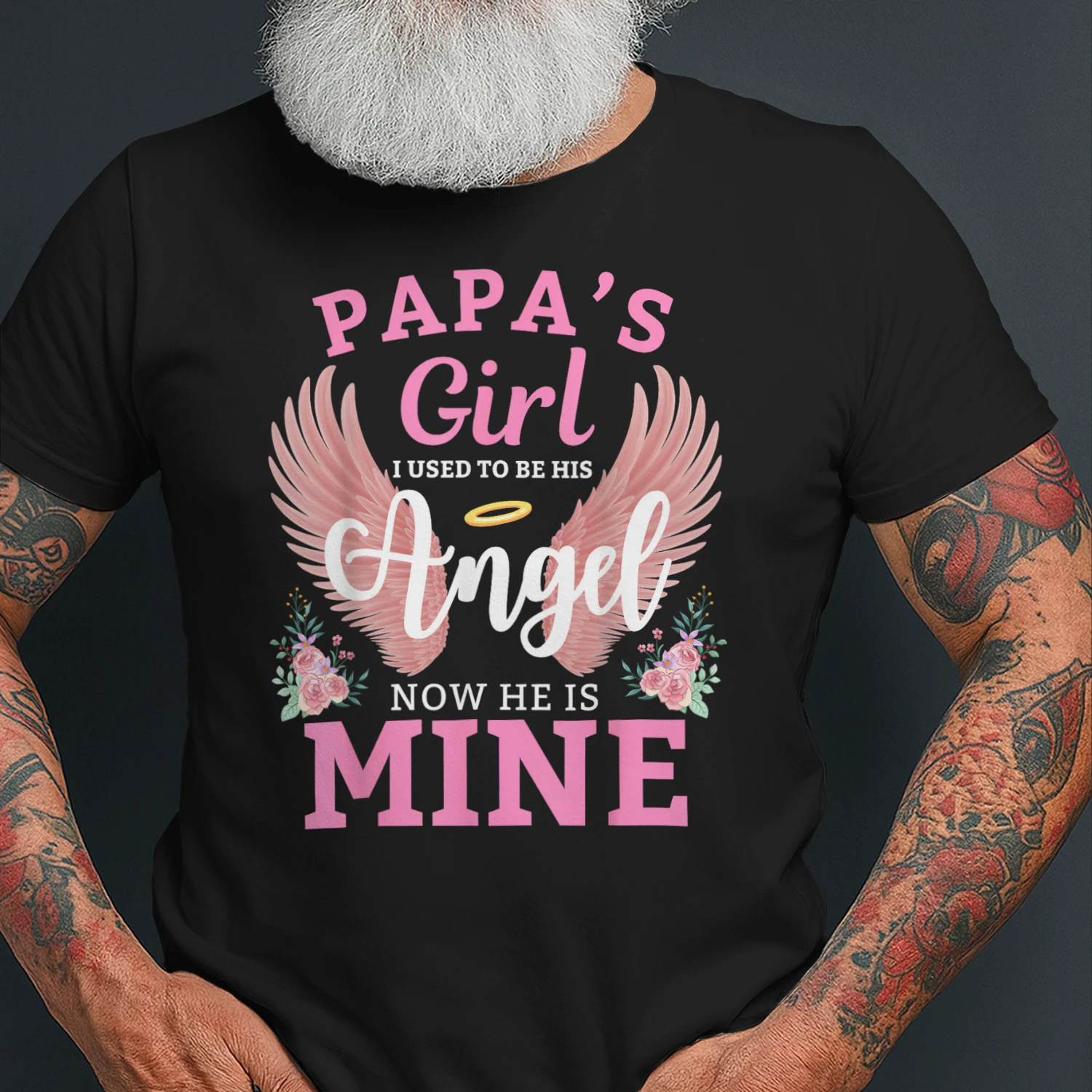 Papas Girl I Used To Be His Angel Now He Is Mine Memorial