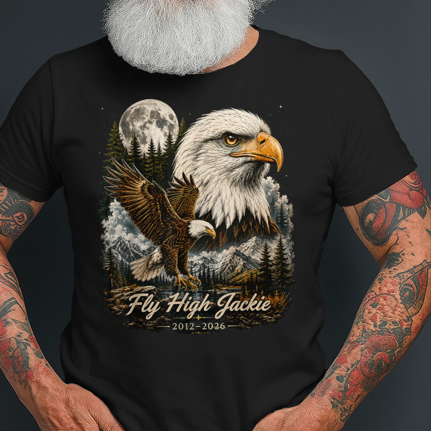 Jackie The Big Bear Bald Eagle Supports Wildlife