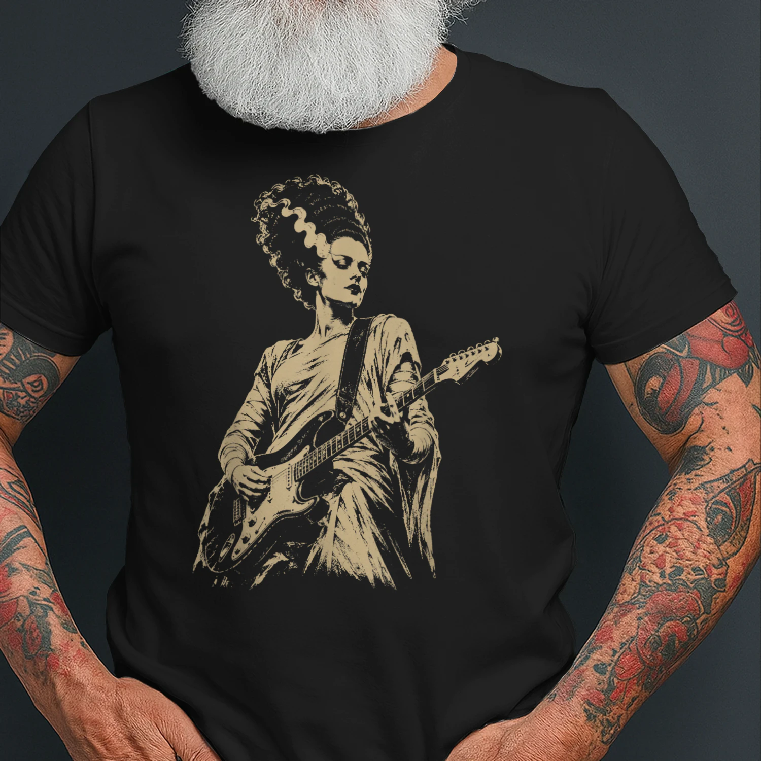 Bride of Frankenstein Playing Guitar Halloween