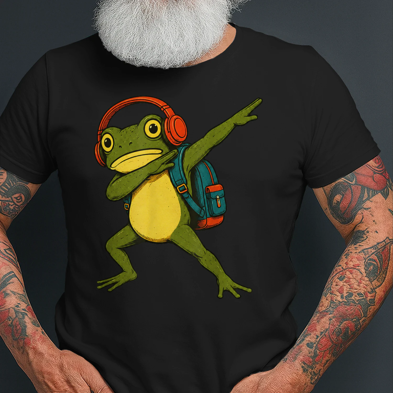 Funny Frog Back to School Girl Boy Kid First Day