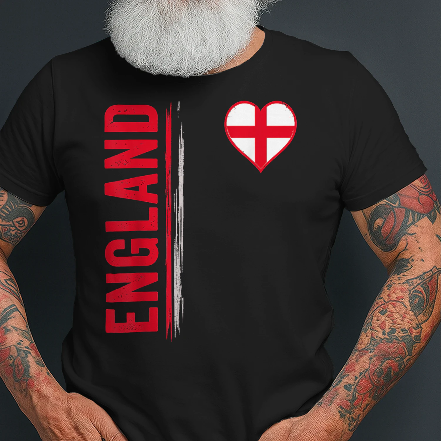 England Flag Heart Pride English Patriotic