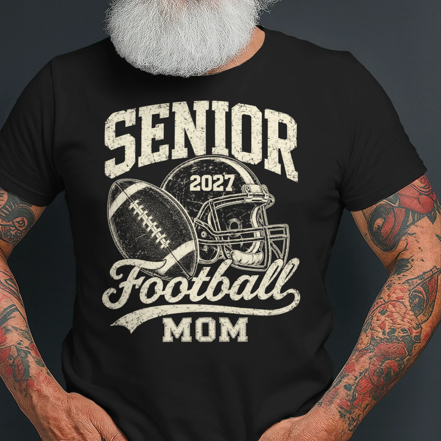 Senior Football Mom Class of 2027 Senior Mom 2027