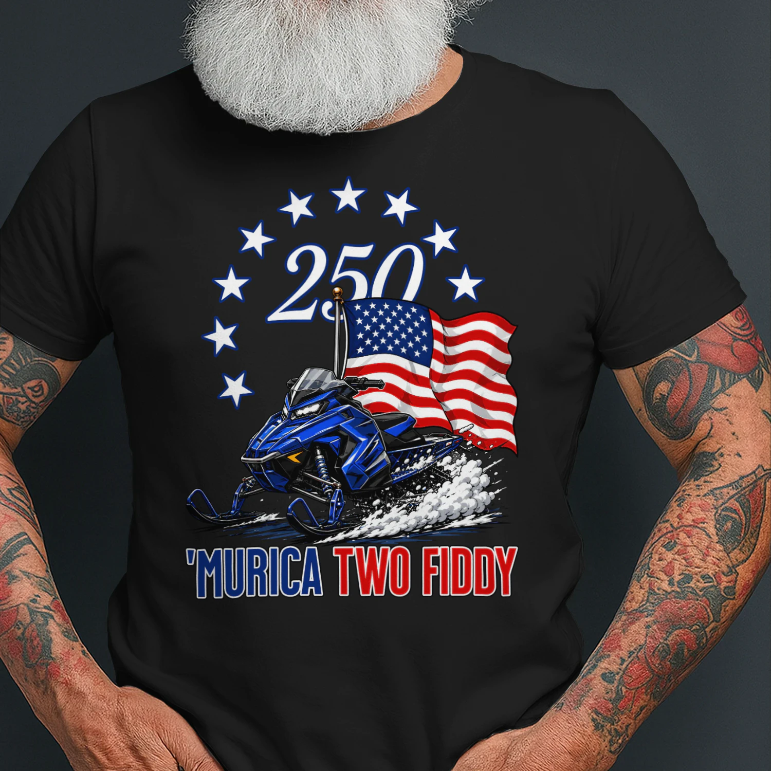 Snowmobile Sled 'Murica Two Fiddy 250