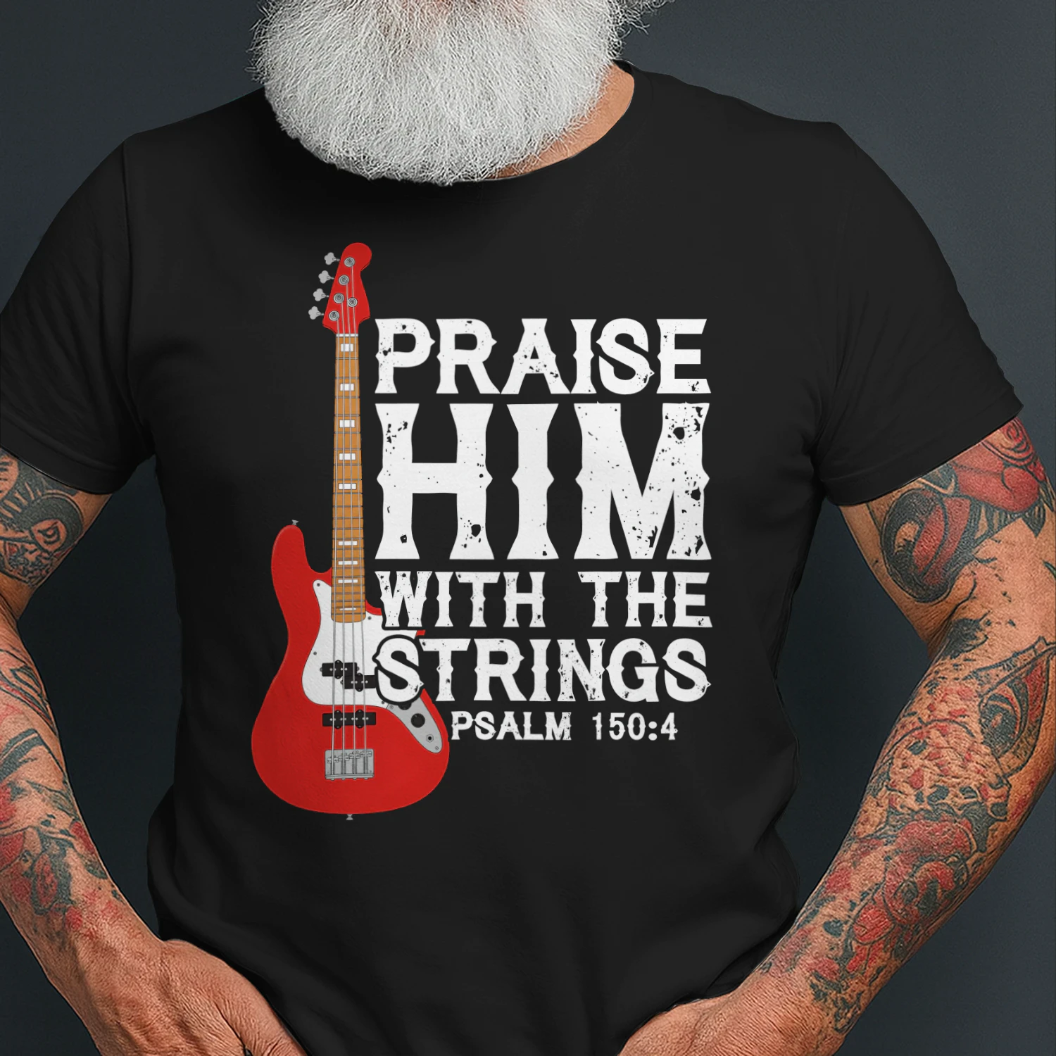 Guitar Bass Praise Him With The Strings