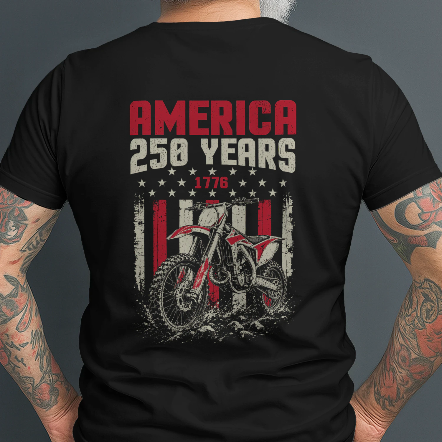 Dirt Bike Motocross America 250 Years 1776