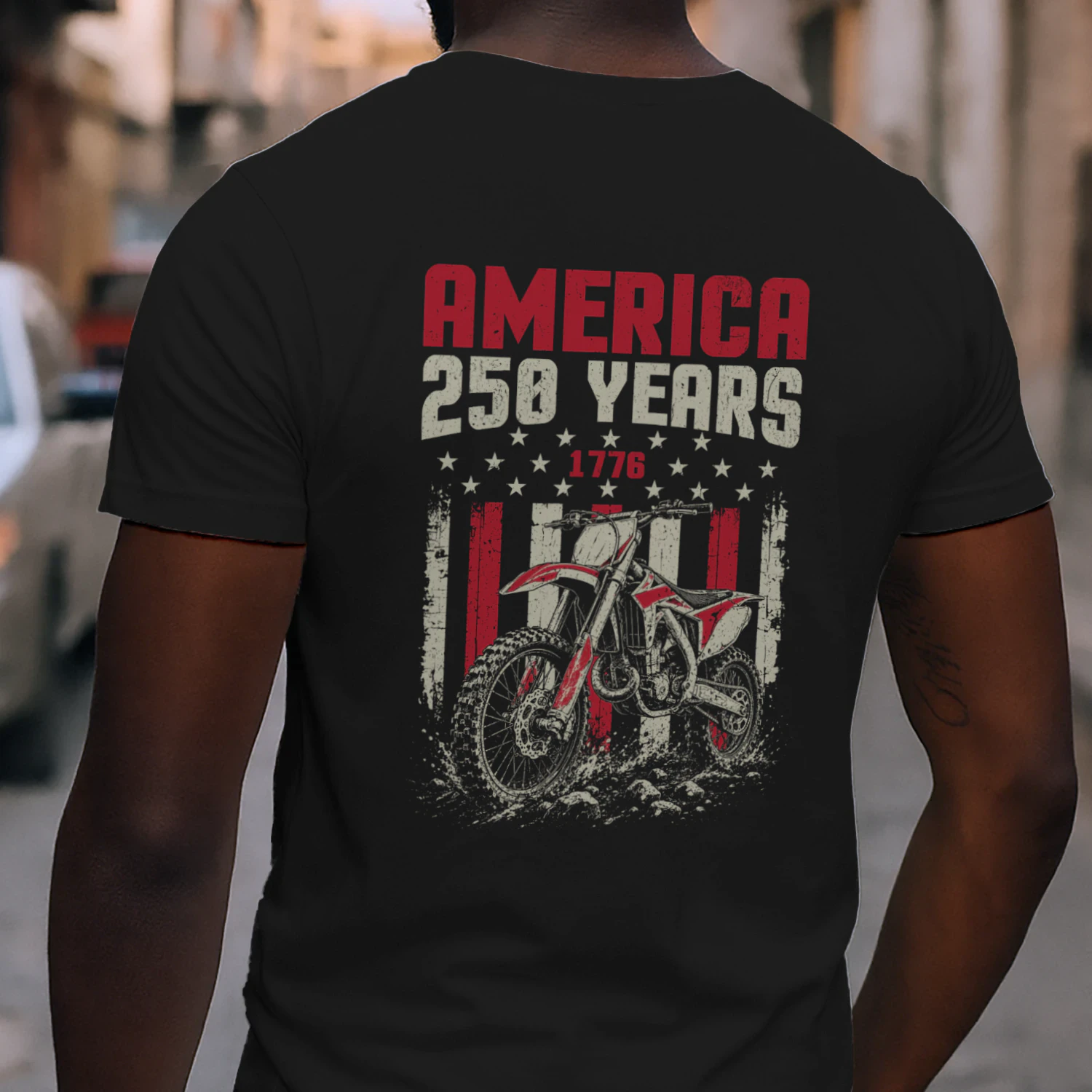 Dirt Bike Motocross America 250 Years 1776