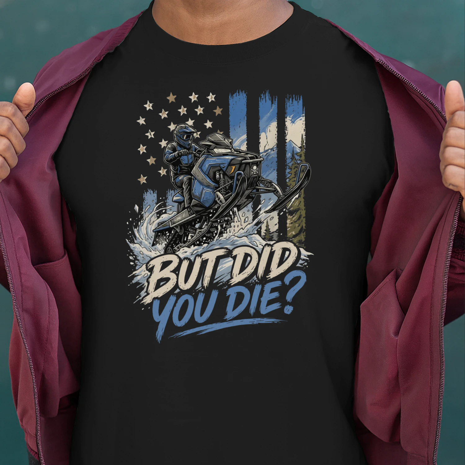 Snowmobile Sled But Did You Die