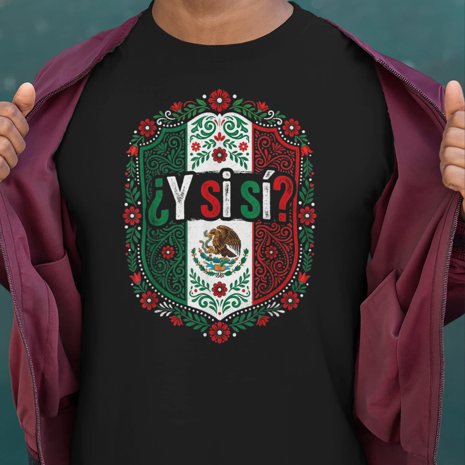Y Si S Mexico Y Si S Flag Eagle Mexican Funny