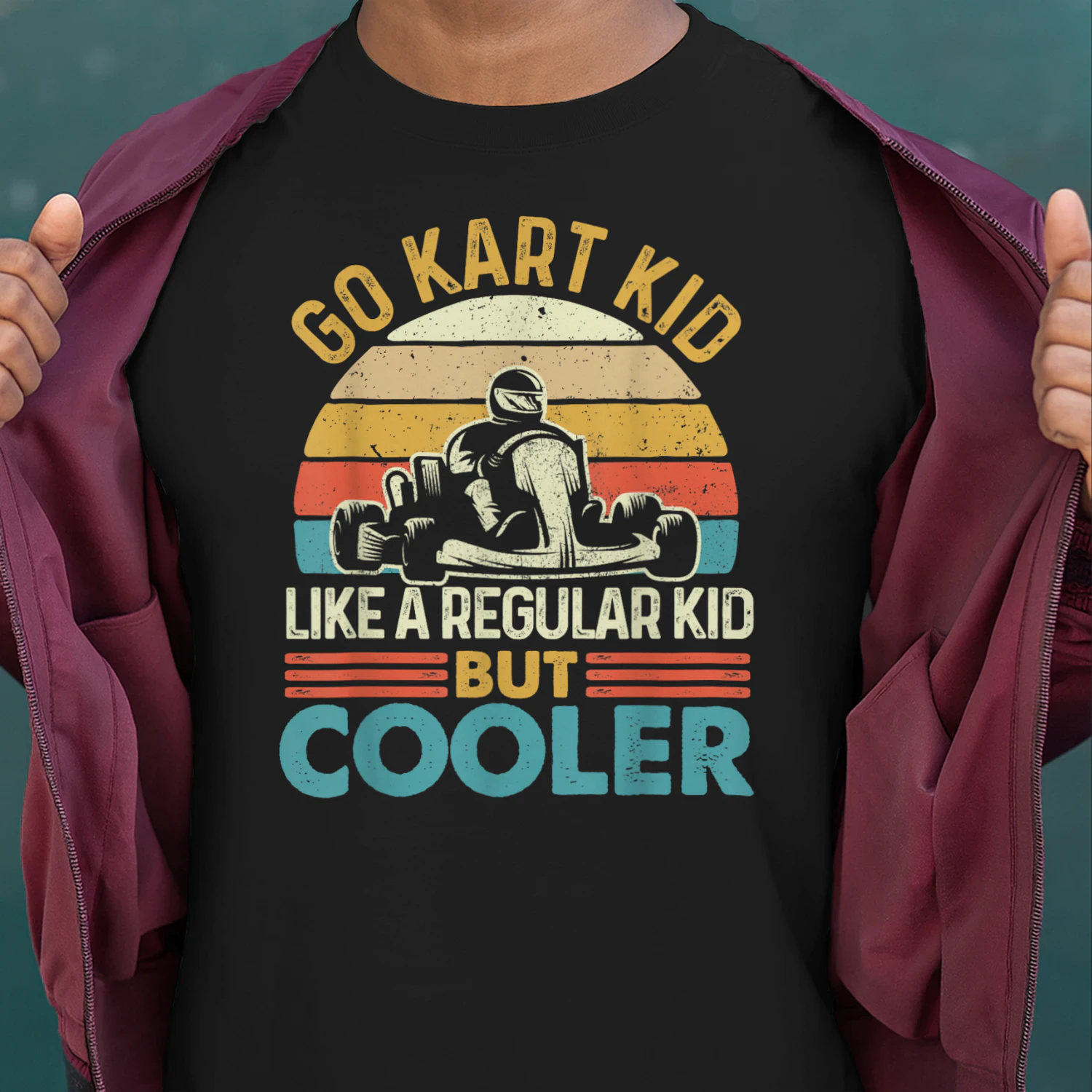 Go Kart Kid Retro Go Cart Racing