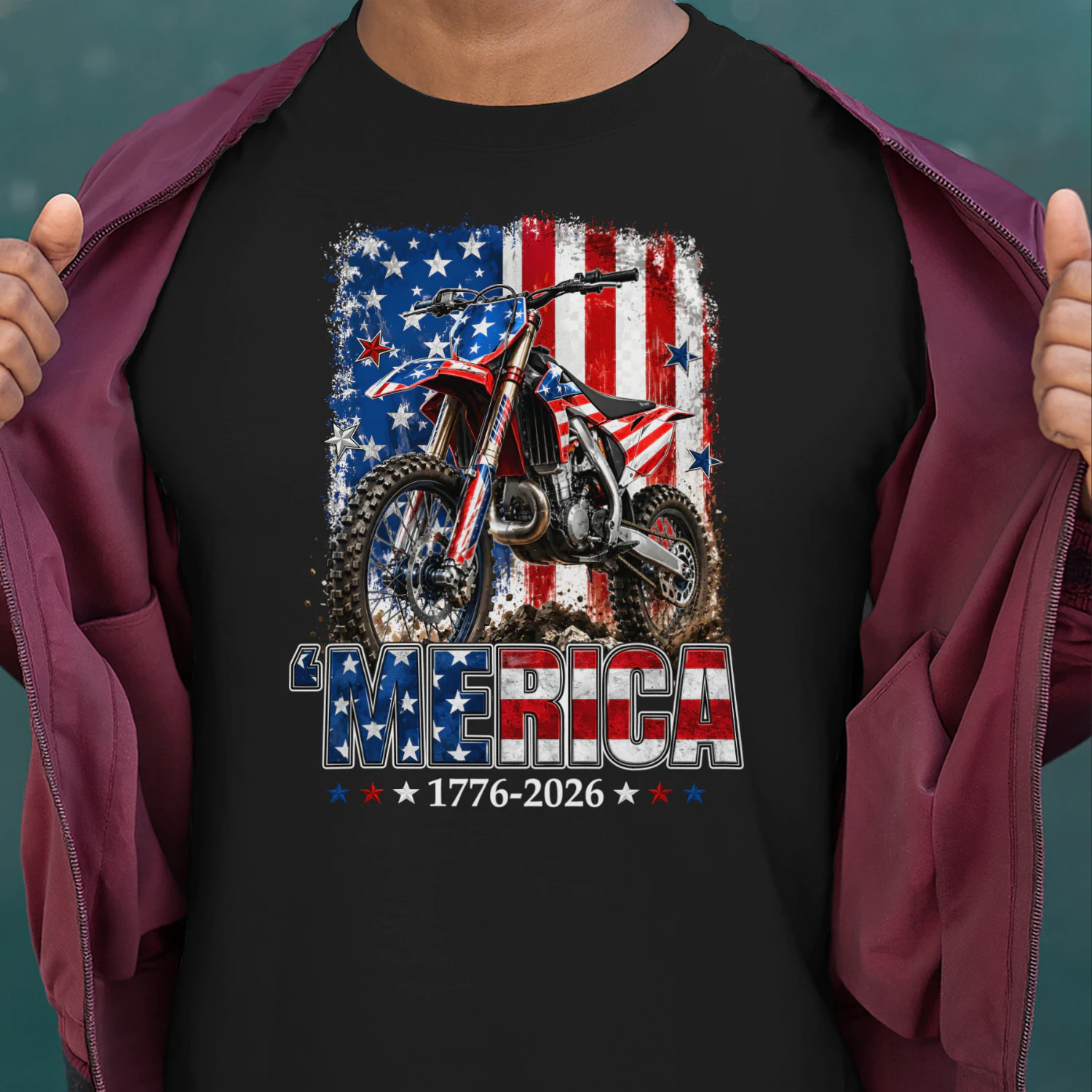 Dirt Bike Motocross 'Merica 1776 2026