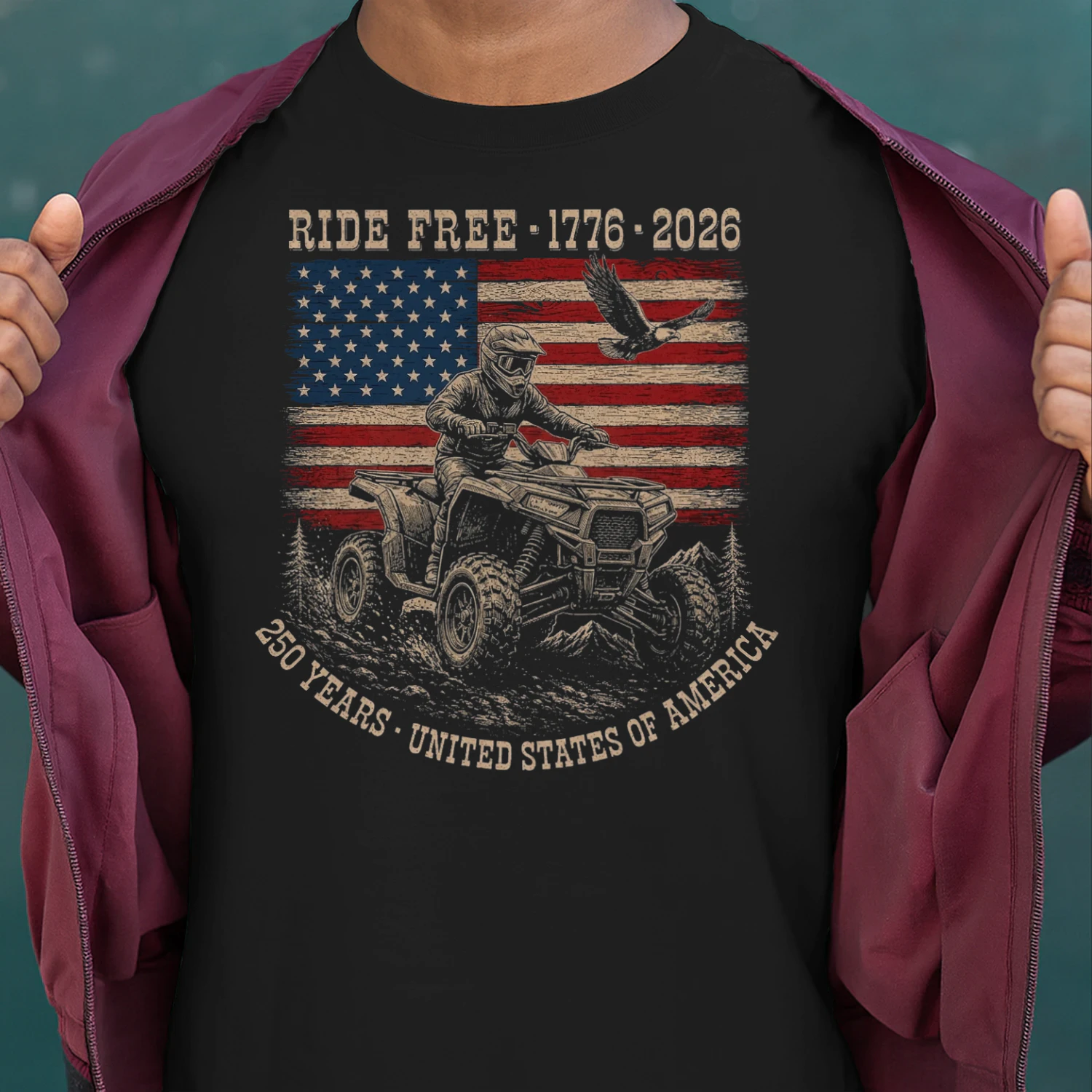 ATV Four Wheeler Ride Free 250th 1776