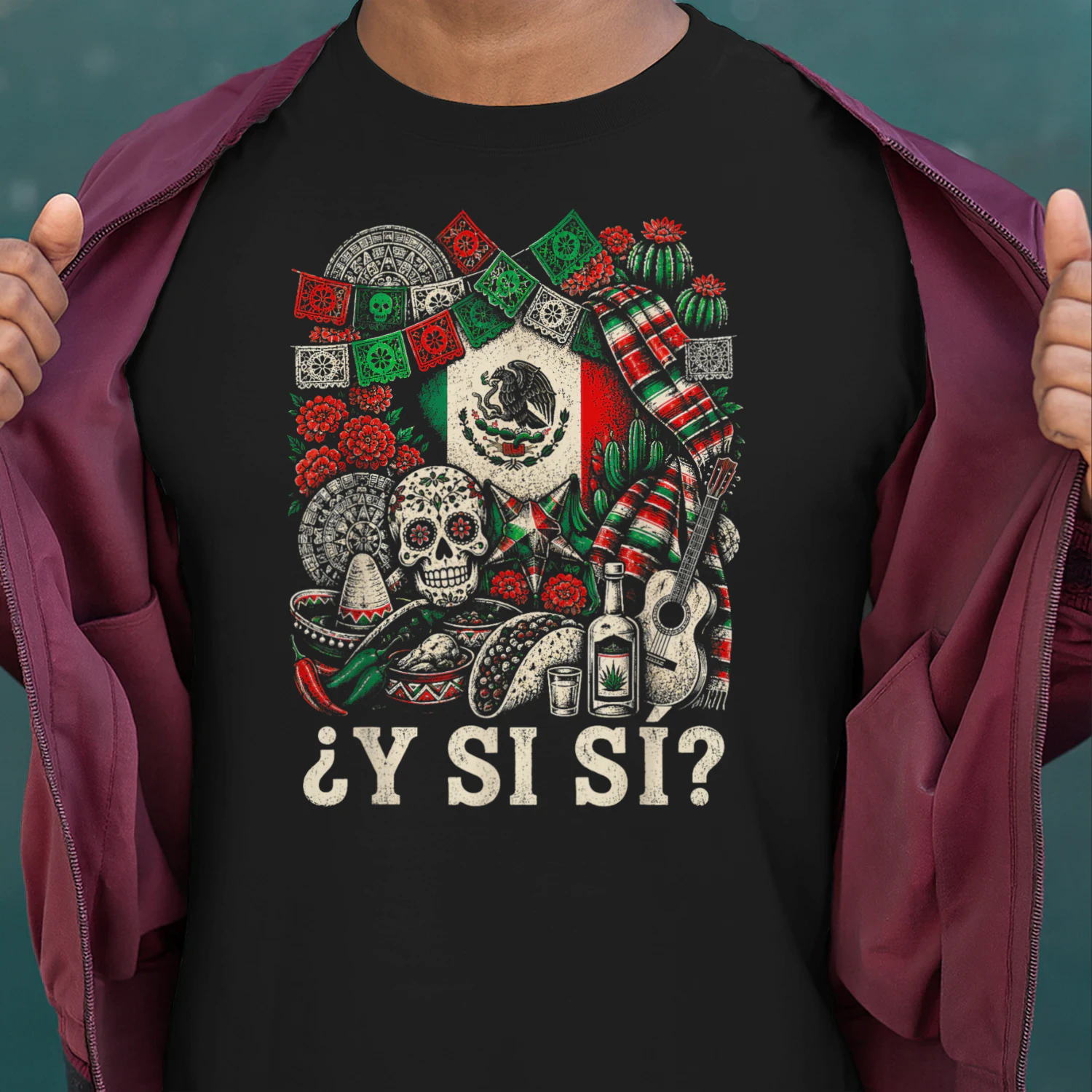 Y Si S Mexico Y Si S Flag Mexican Funny