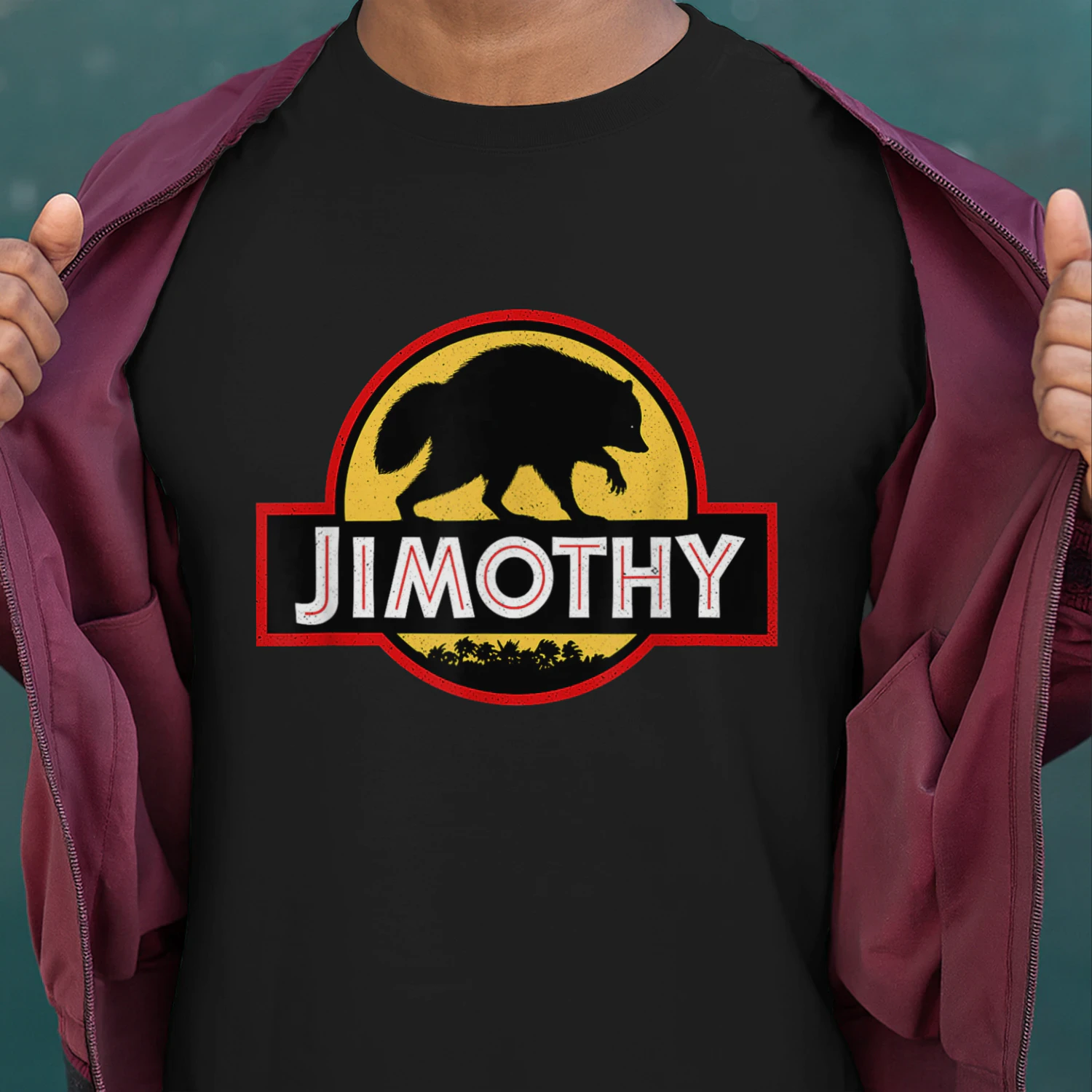 Jimothy Raccoon Logo