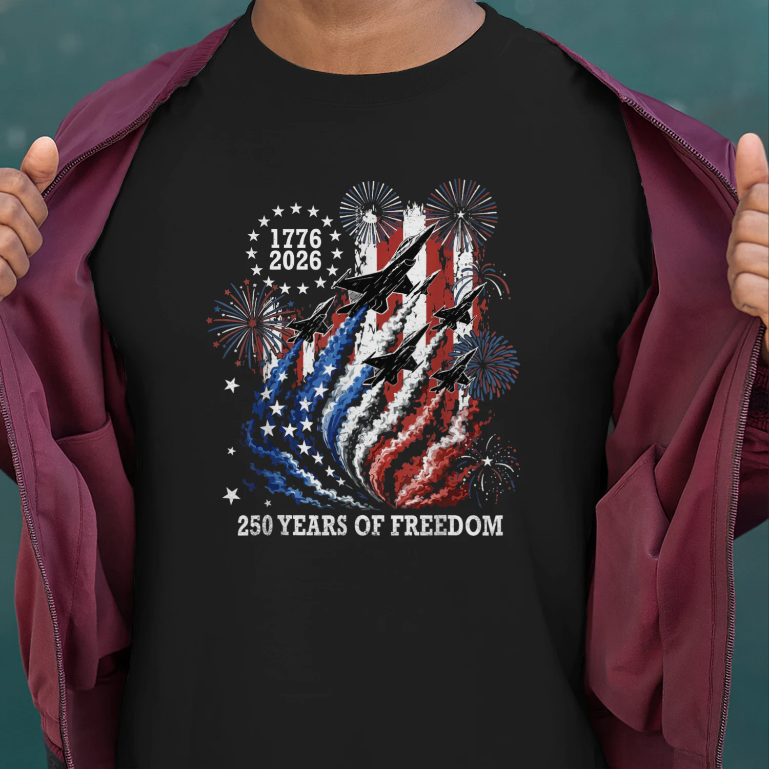 250 Years 250th Anniversary USA 4th of July 1776 2026