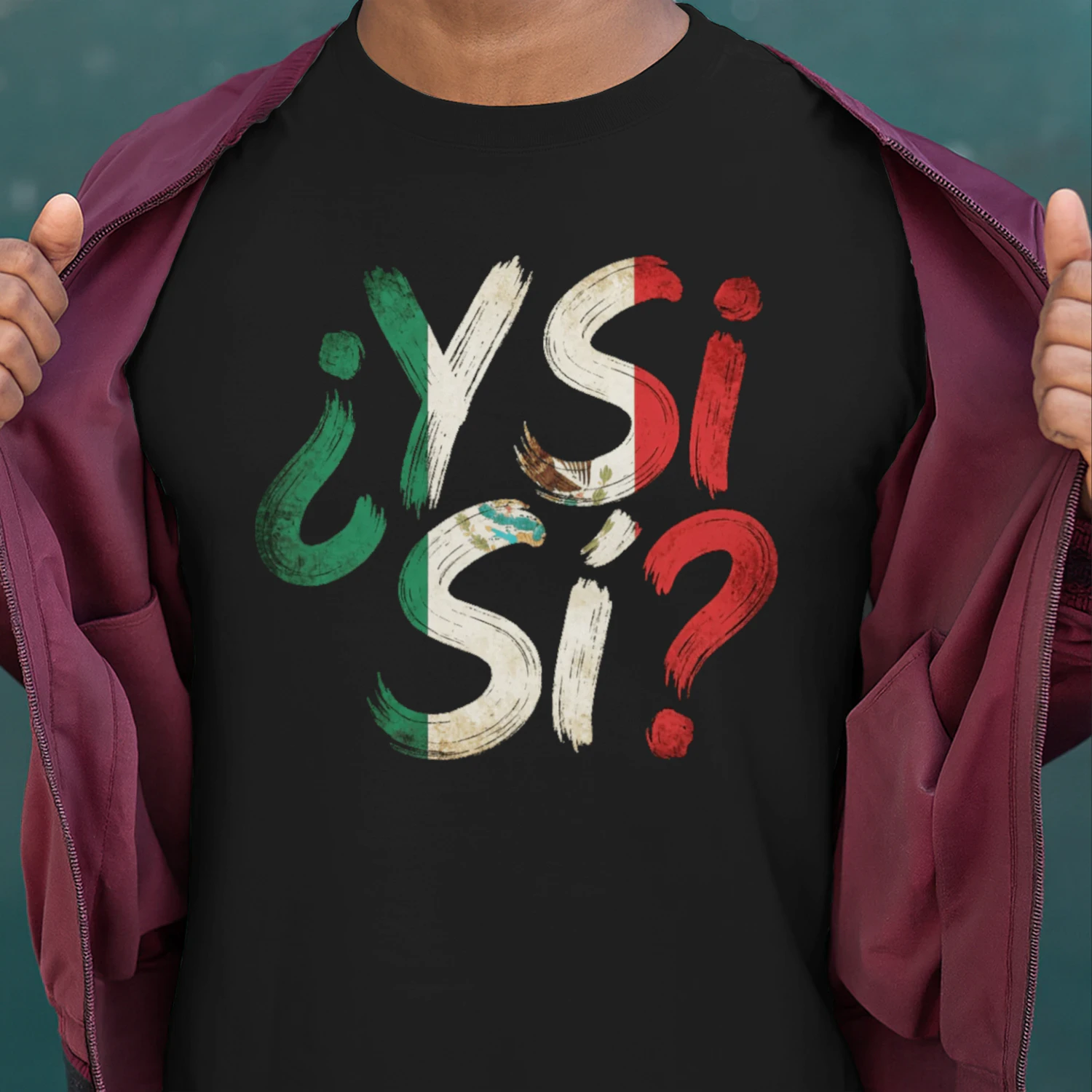 Y S Mexican Flag Y Si Si Mexico Grunge Performance