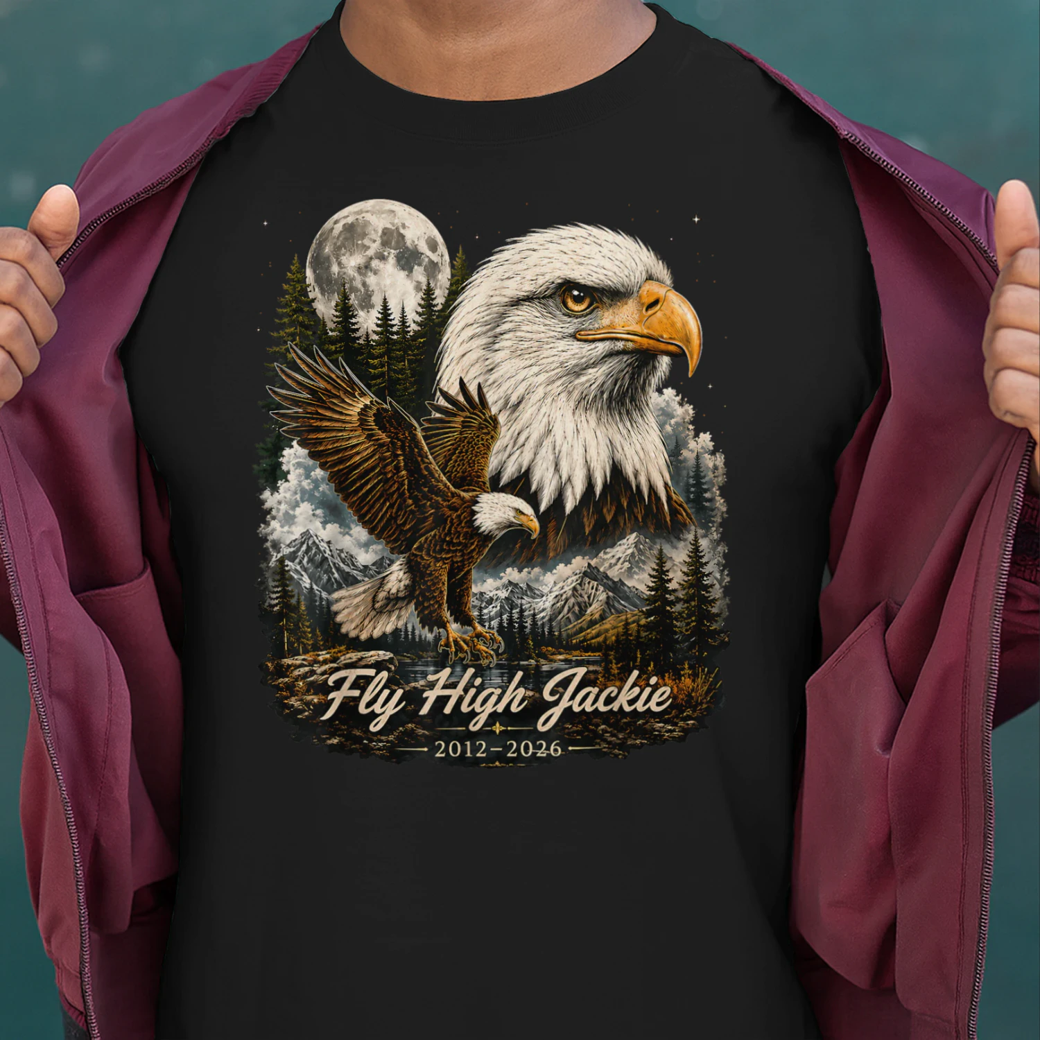 Jackie The Big Bear Bald Eagle Supports Wildlife