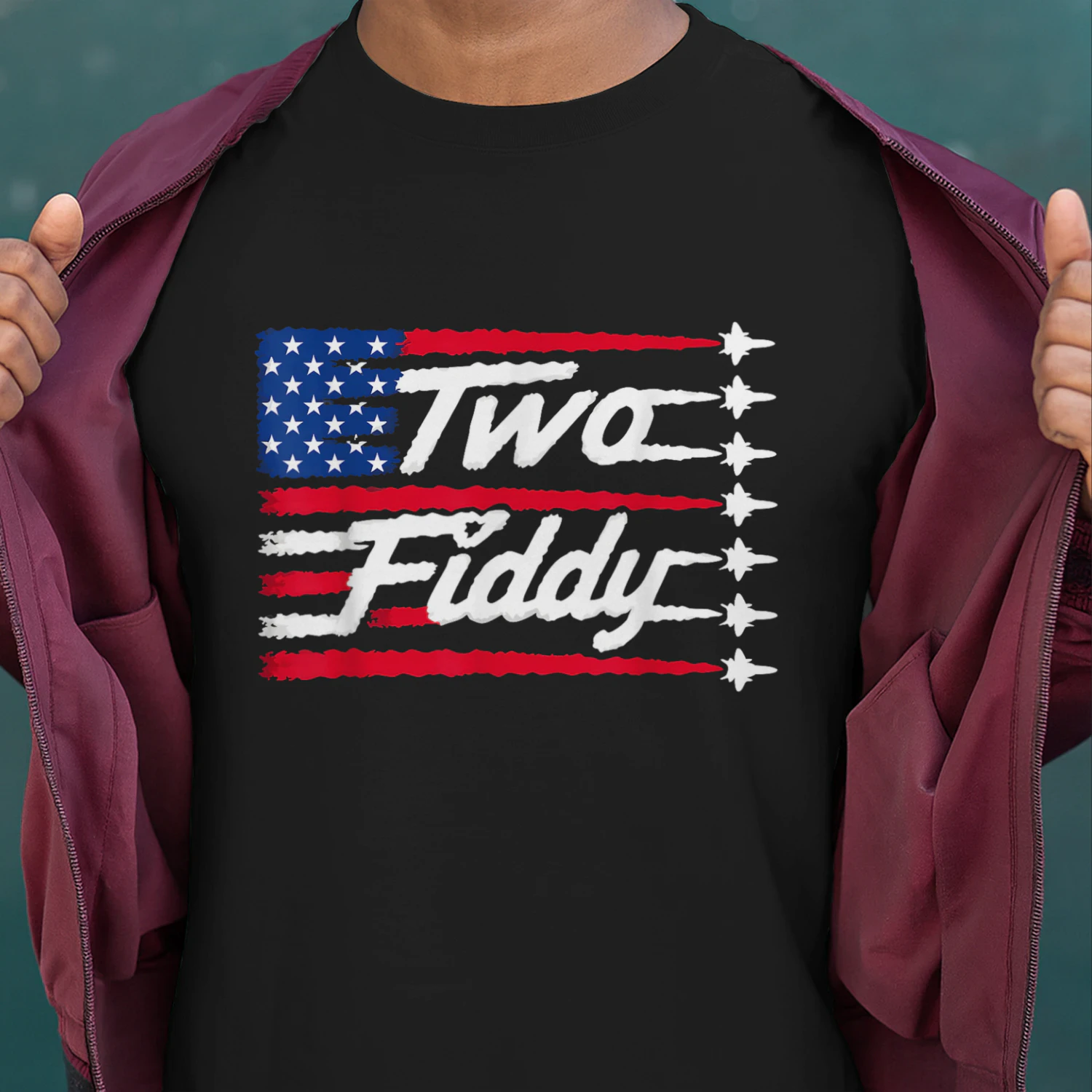 Two Fiddy 2 Fiddy 250th Anniversary 4th of July Patriotic