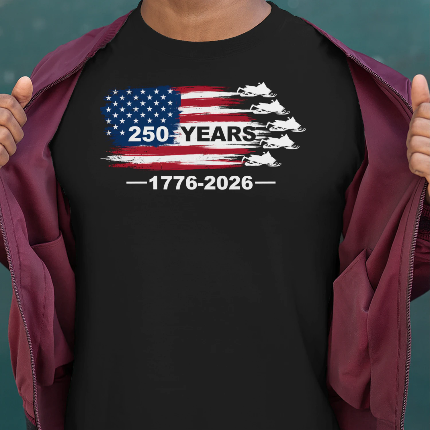 Snowmobile 250 Years 1776 2026
