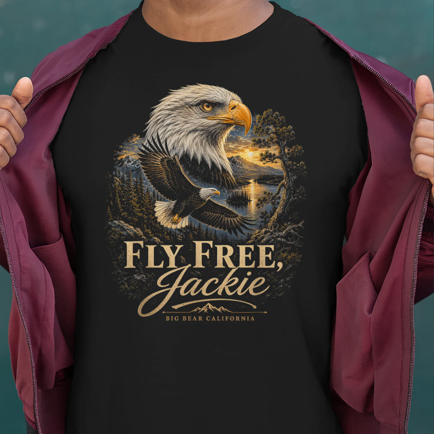 Fly Free Jackie Big Bear Bald Eagle Memorial