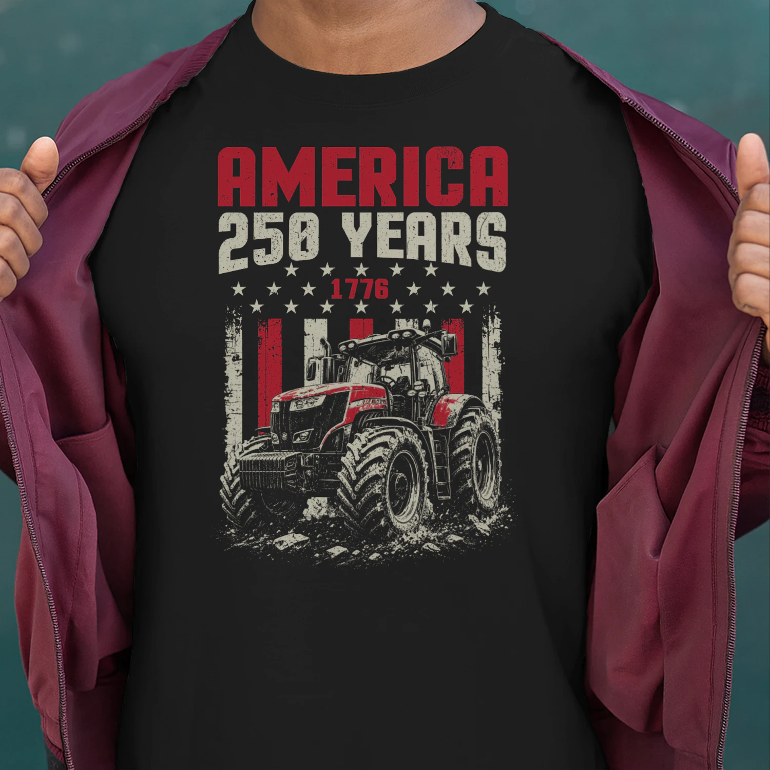 Tractor America 250 Years 1776